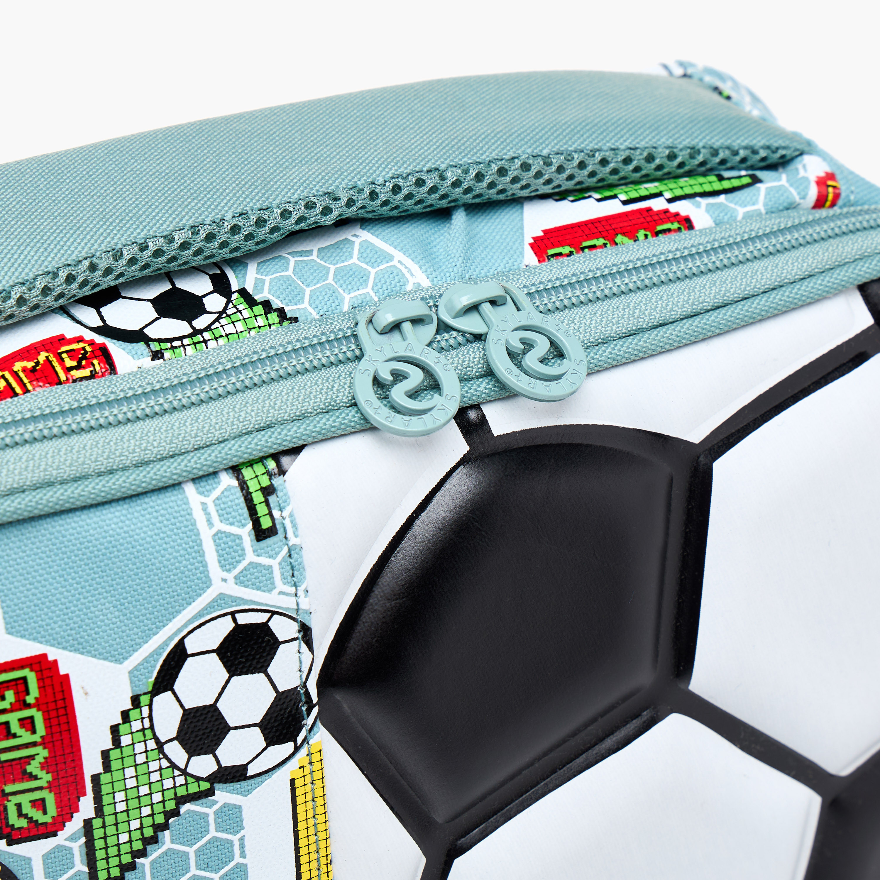 Skylar 3D Football Print Lunch Bag with Zip Closure-school-lunchessentials-lunchbags-image-7