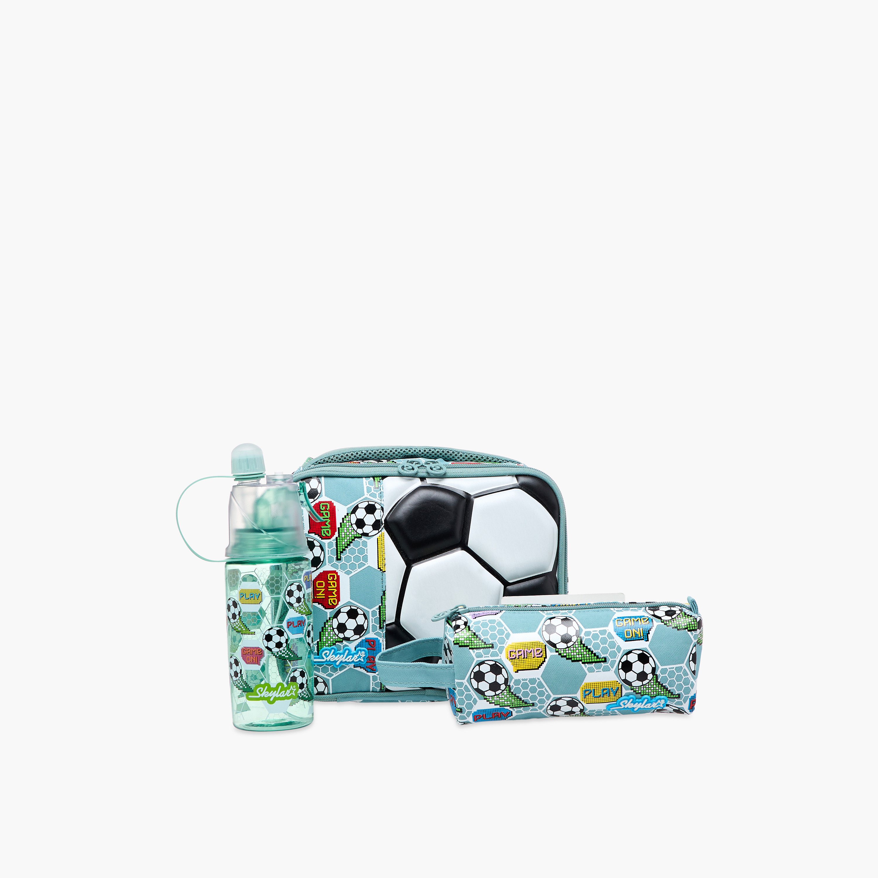 Skylar Football Print Pencil Case with Zip Closure-school-stationery-pencilcases-image-7