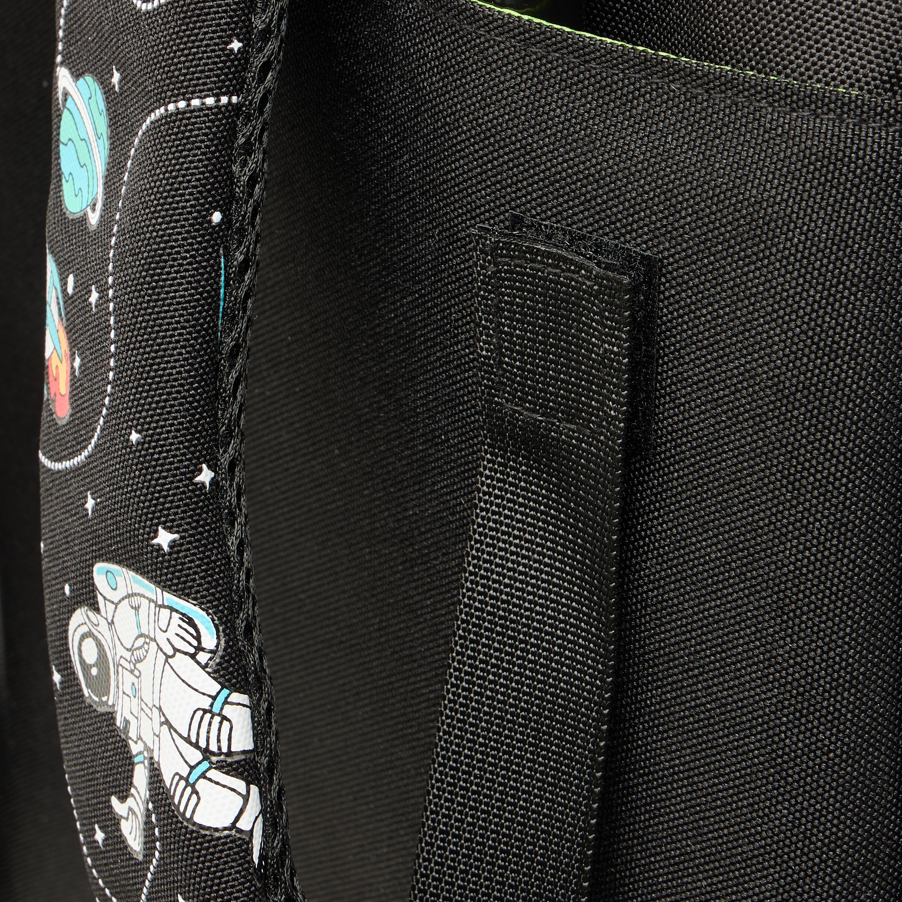 Skylar Astronaut Glow-in-the-Dark Print Trolley Backpack with Retractable Handle - 27x14x21 cms-school-bagsandbackpacks-trolleybags-image-12