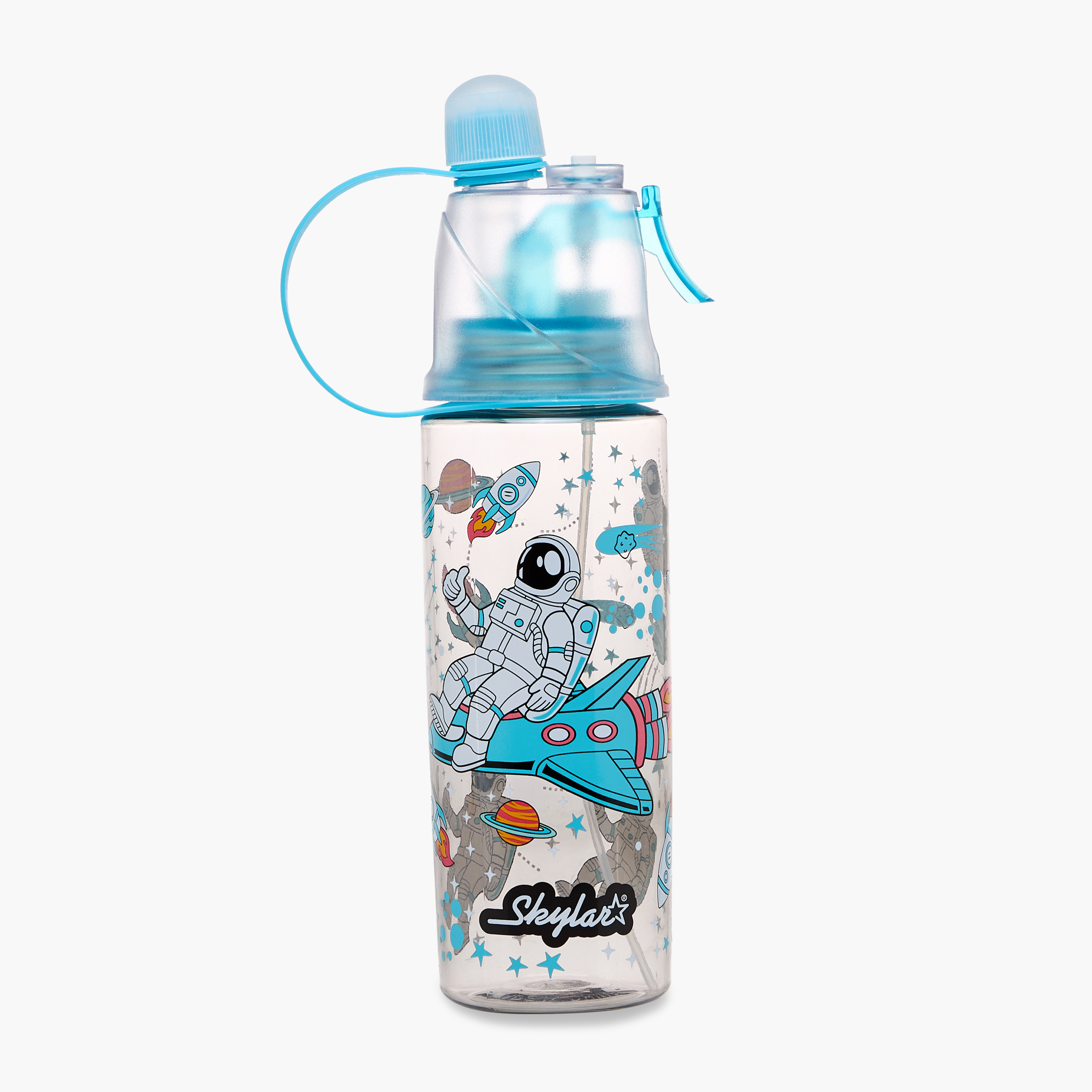 Skylar Space Tritan Water Bottle with Spray and BPA-Free - 500 ml-school-waterbottles-image-1