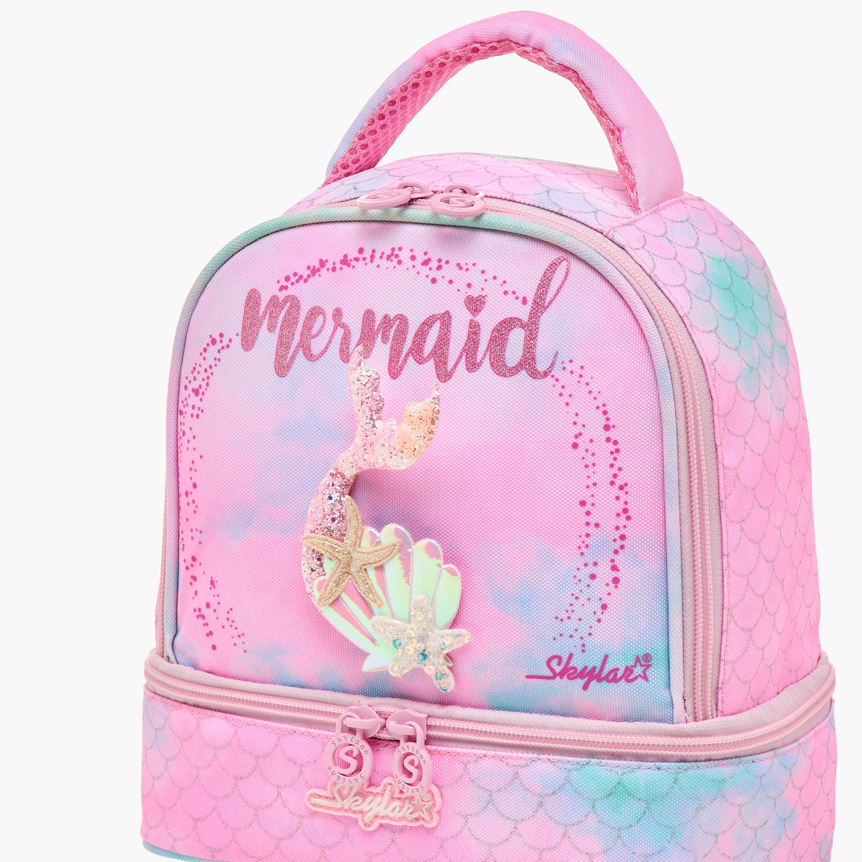 شنطة غداء بطبعات حورية البحر وسحاب إغلاق من سكايلر-school-lunchessentials-lunchbags-image-5