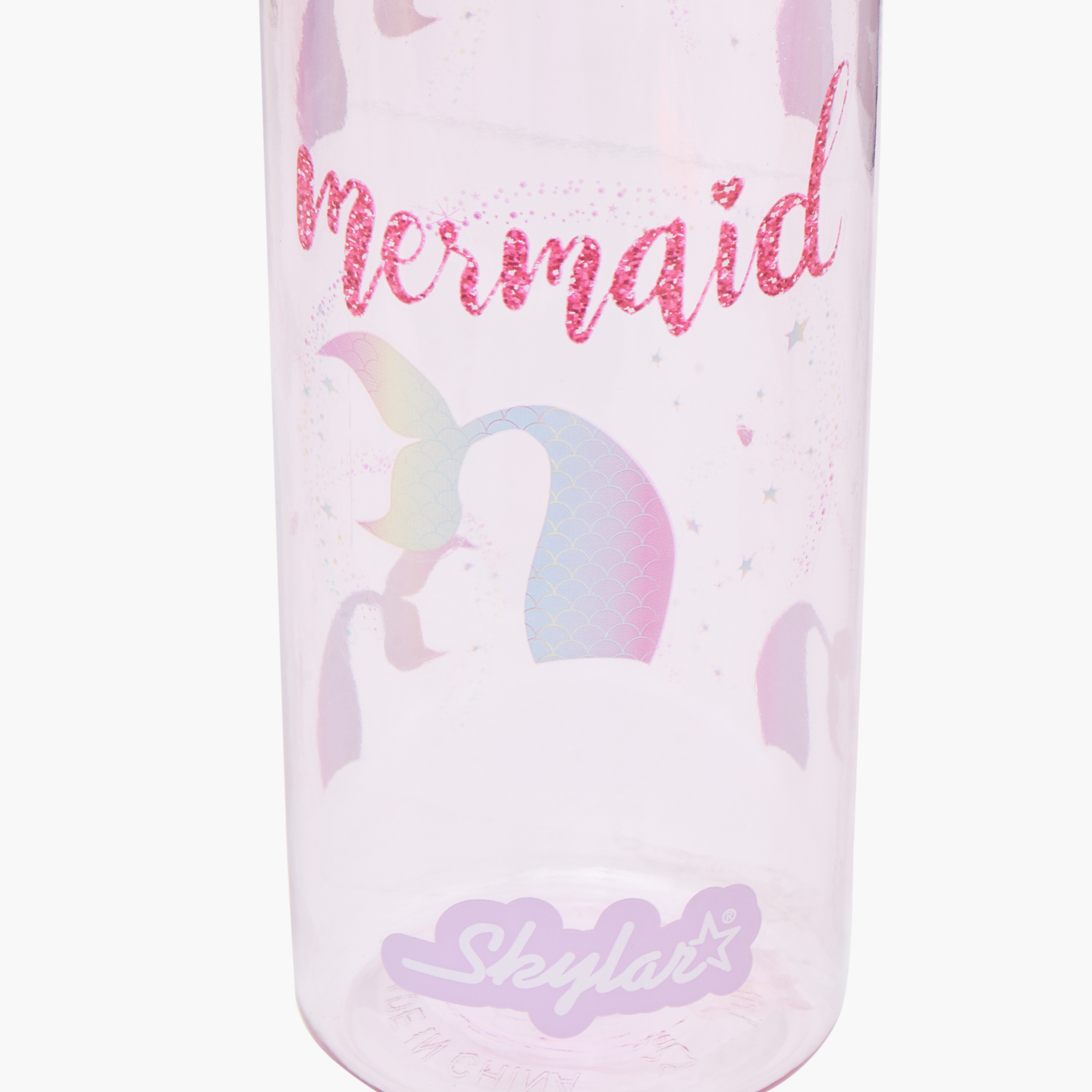 Skylar Mermaid Tail Print Water Bottle-school-waterbottles-image-6
