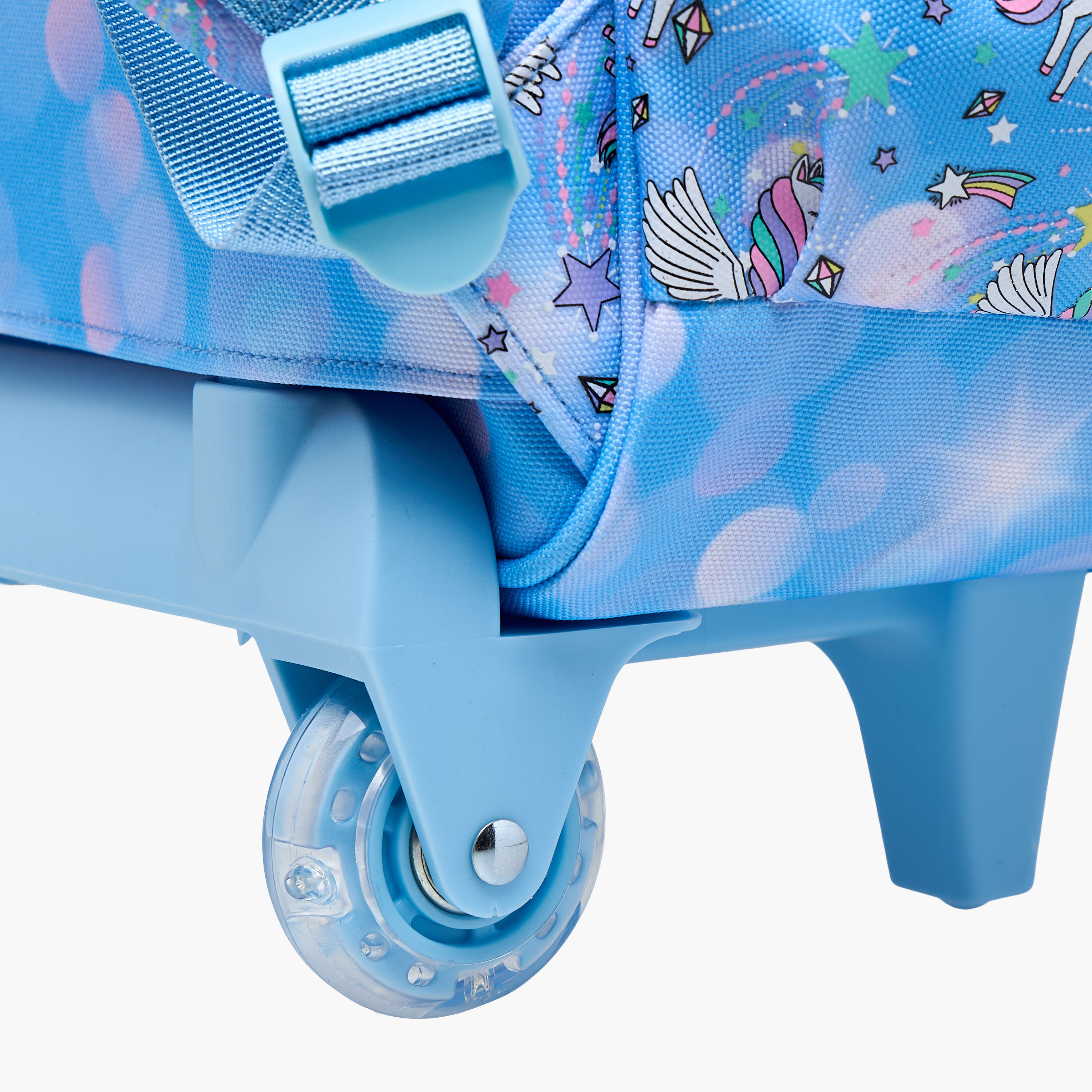 Skylar Unicorn Trolley Bag for Girls 5-8 Years with Padded Shoulder Straps -school-bagsandbackpacks-trolleybags-image-11