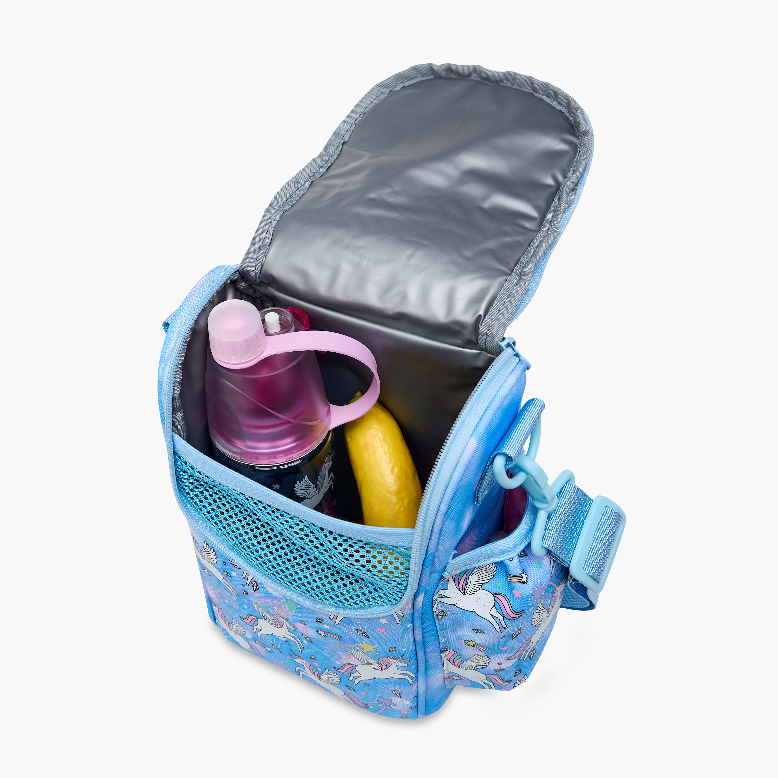 Skylar Unicorn Print Lunch Bag with Zip Closure-school-lunchessentials-lunchbags-image-8