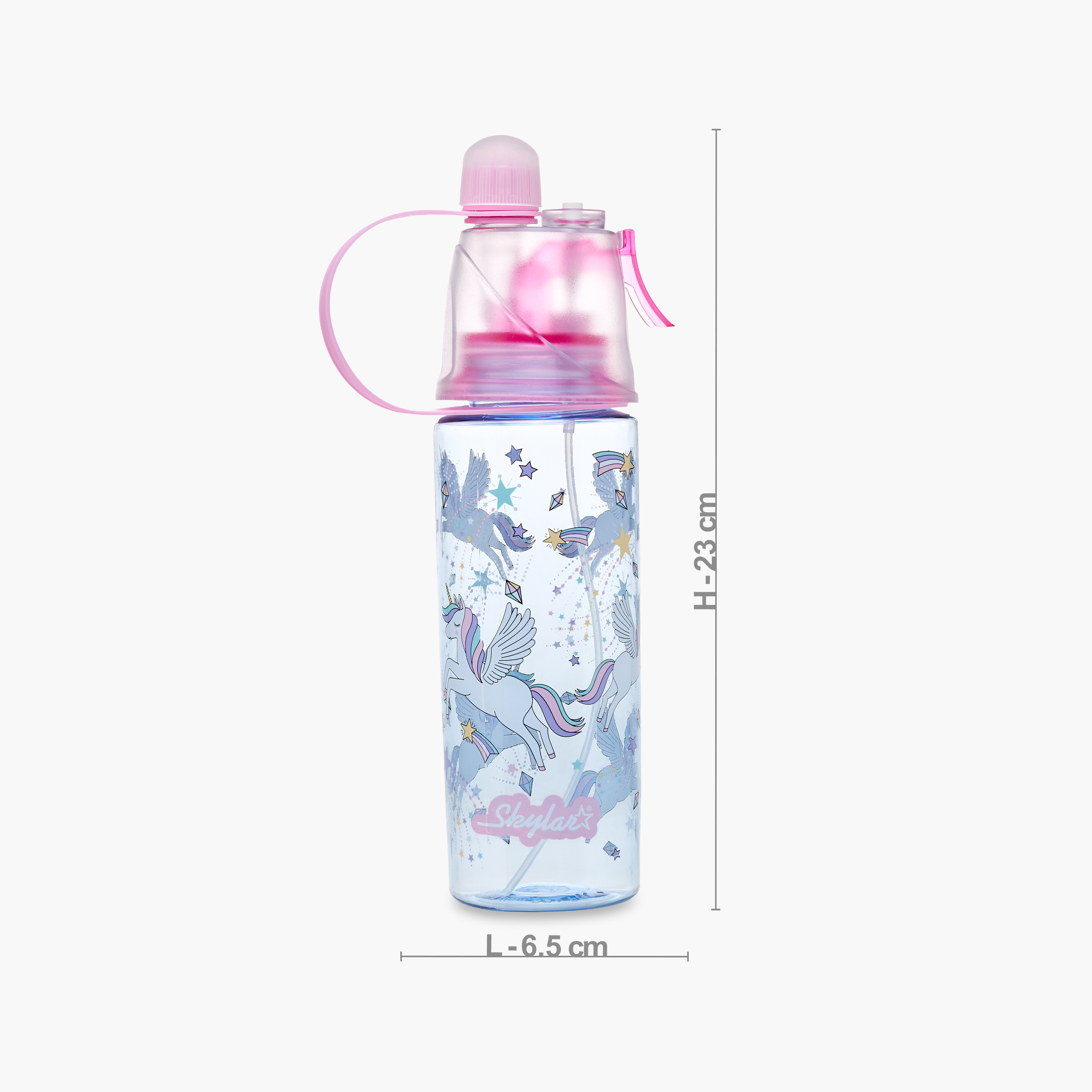 Skylar Unicorn Tritan Water Bottle with Spray and BPA-Free-school-waterbottles-image-2