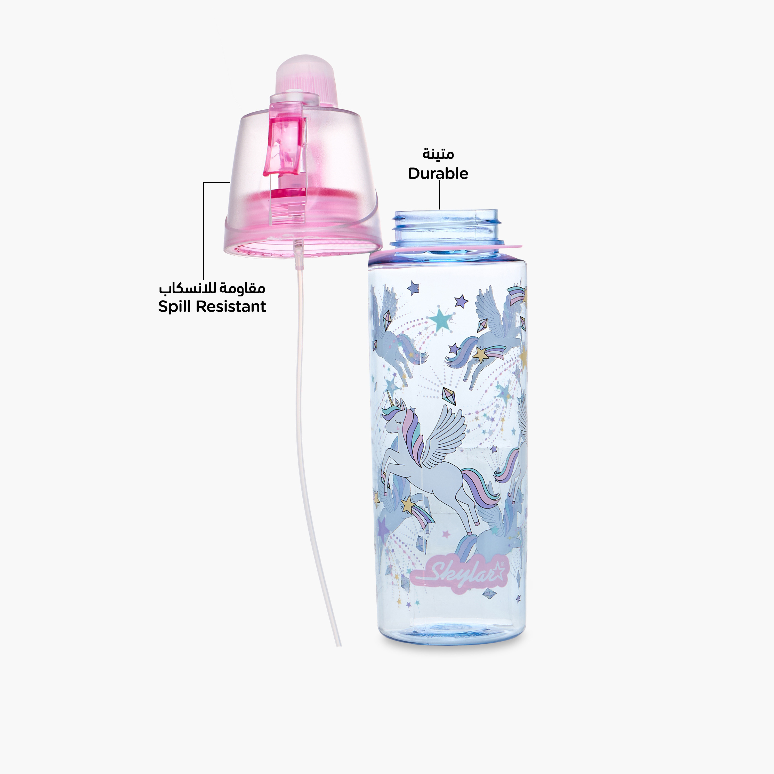 Skylar Unicorn Tritan Water Bottle with Spray and BPA-Free-school-waterbottles-image-6