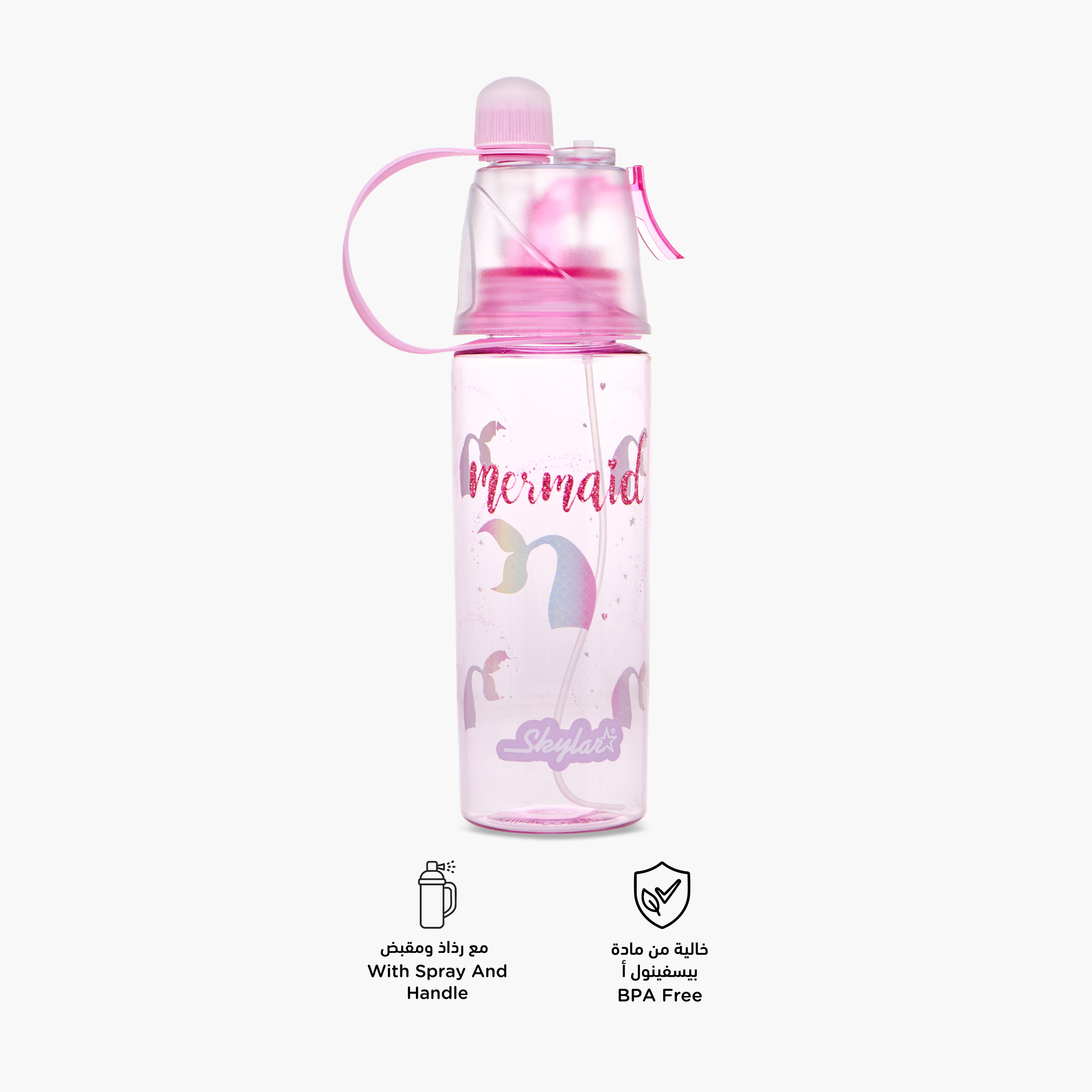 Skylar Butterfly Tritan Water Bottle with Spray and BPA-Free- 750 ml-school-waterbottles-image-4