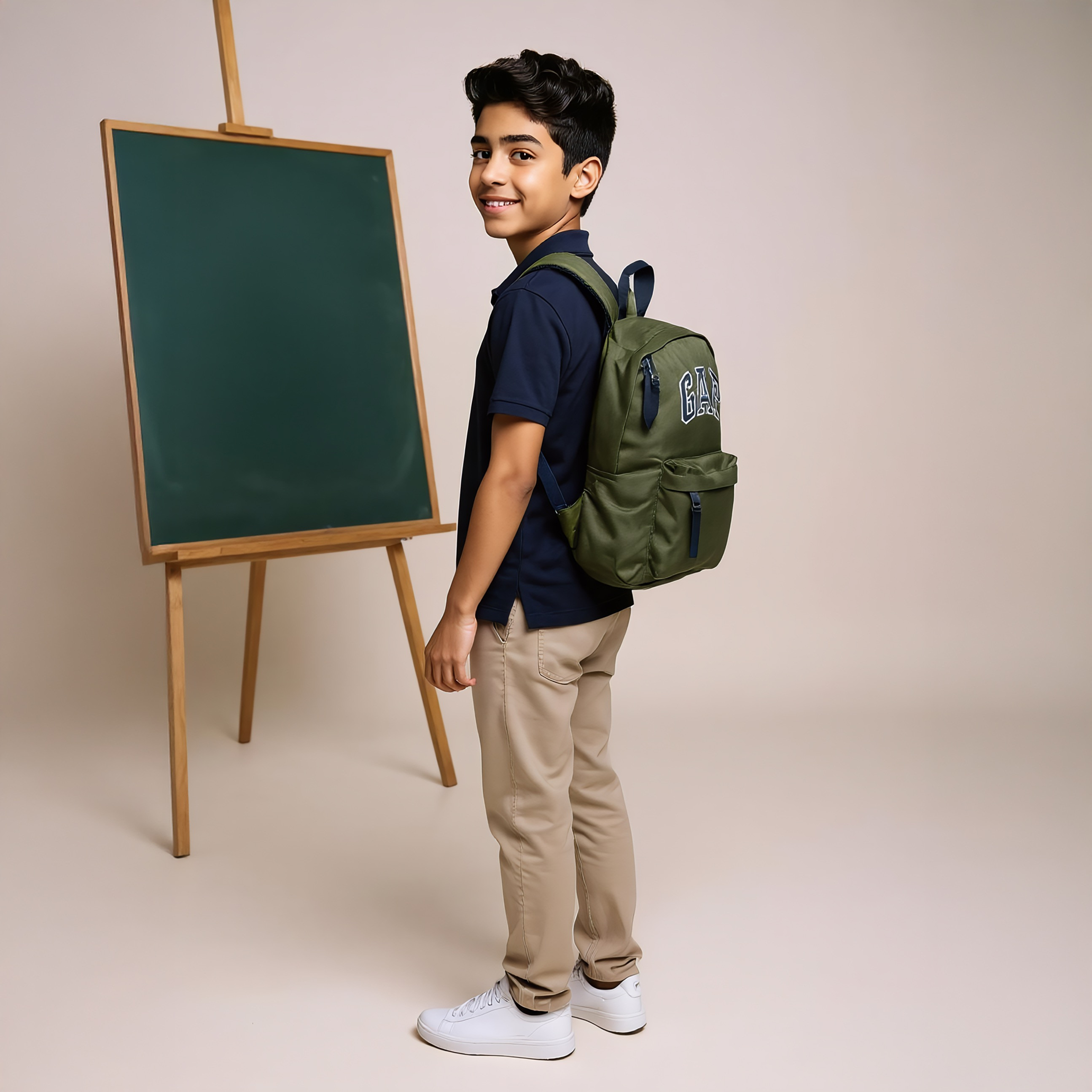 GAP 17-inch Logo Print Backpack with Adjustable Straps and Zip Closure - 43x29x11 cms-CP_BESTPRICE_EXCLUSION-image-3