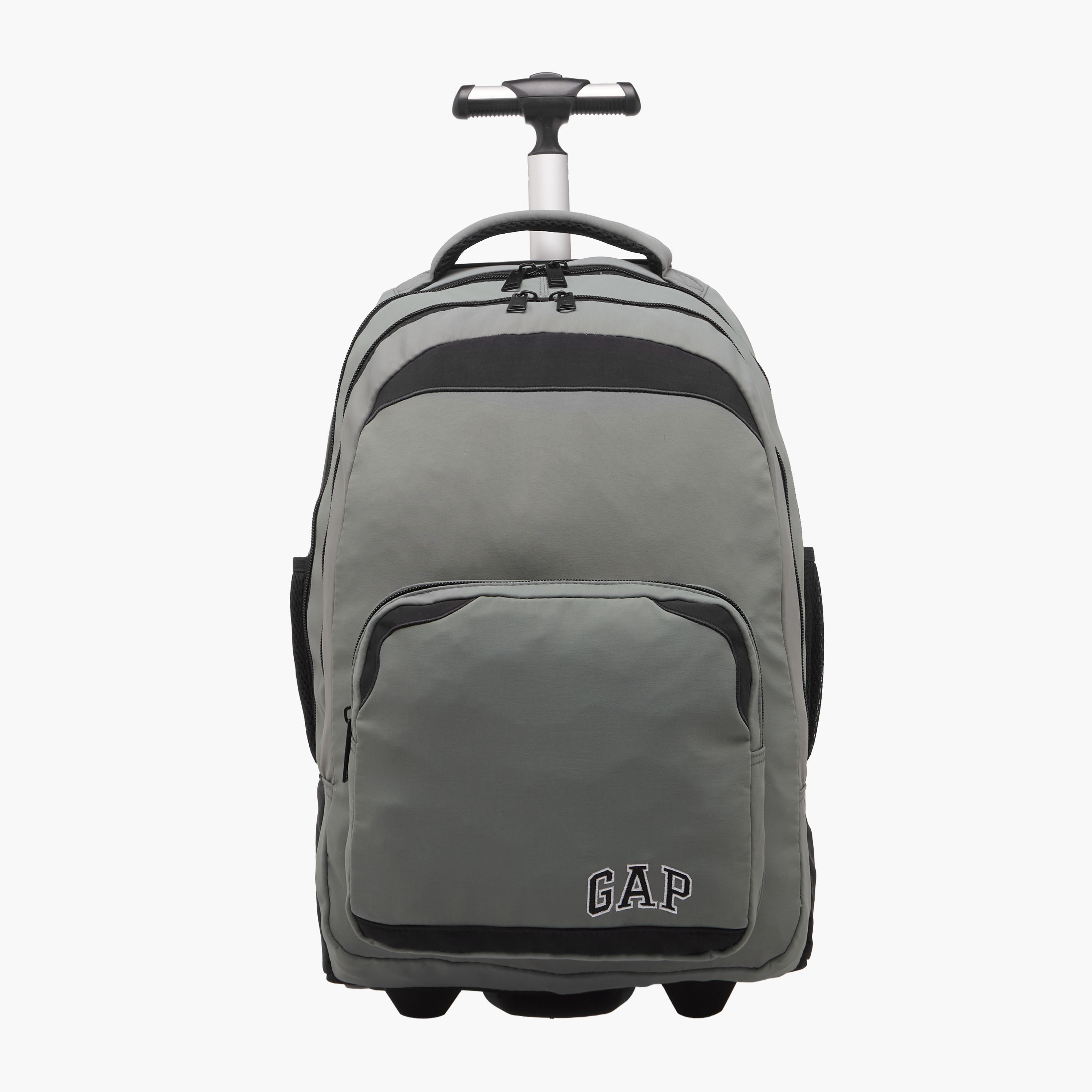 GAP Solid Trolley Bag for Kids 8-13 Years with Front Pocket – 18 inches-school-bagsandbackpacks-trolleybags-image-1