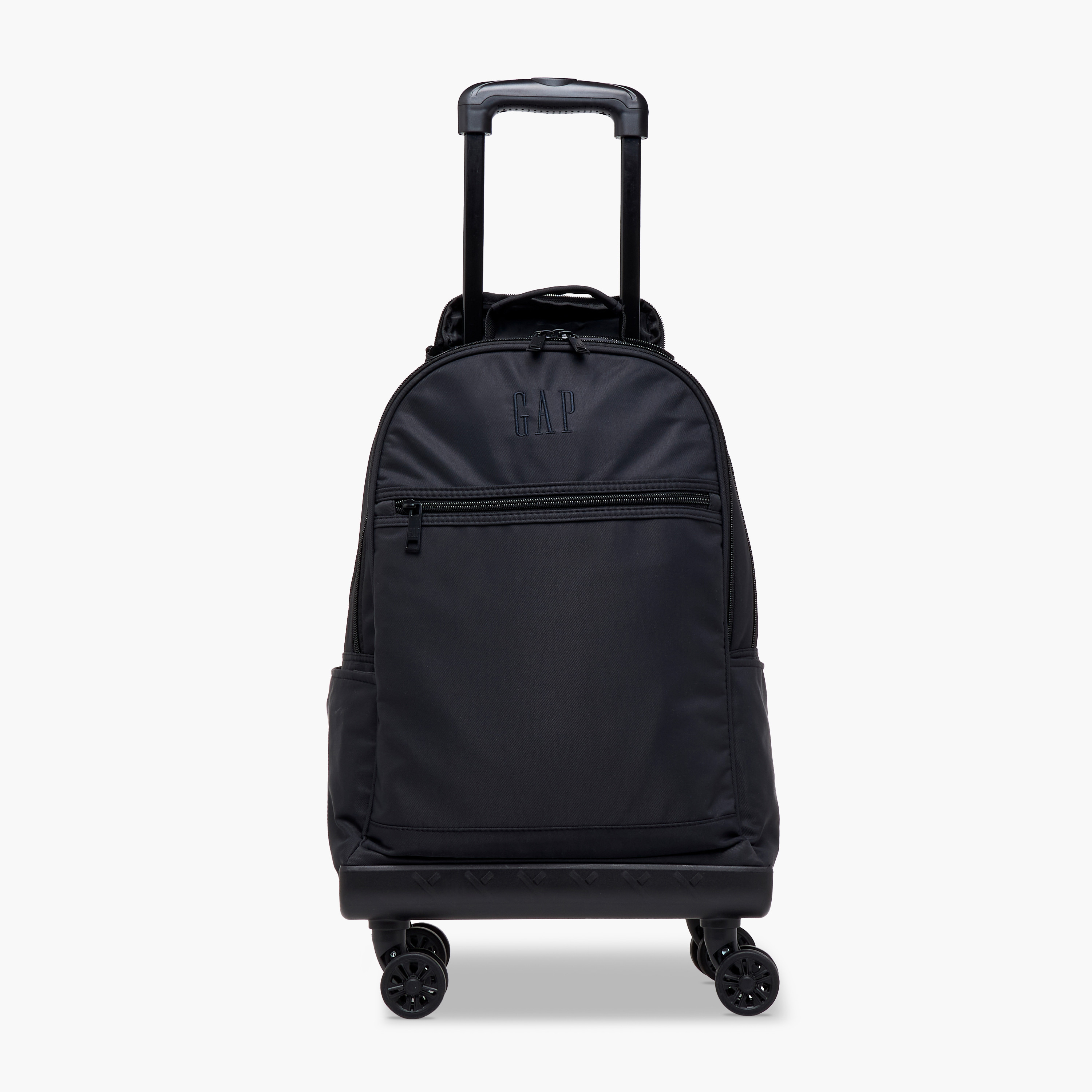 GAP Solid Trolley Bag for Kids 8-13 Years with Front Pocket – 18 inches-school-bagsandbackpacks-trolleybags-image-1