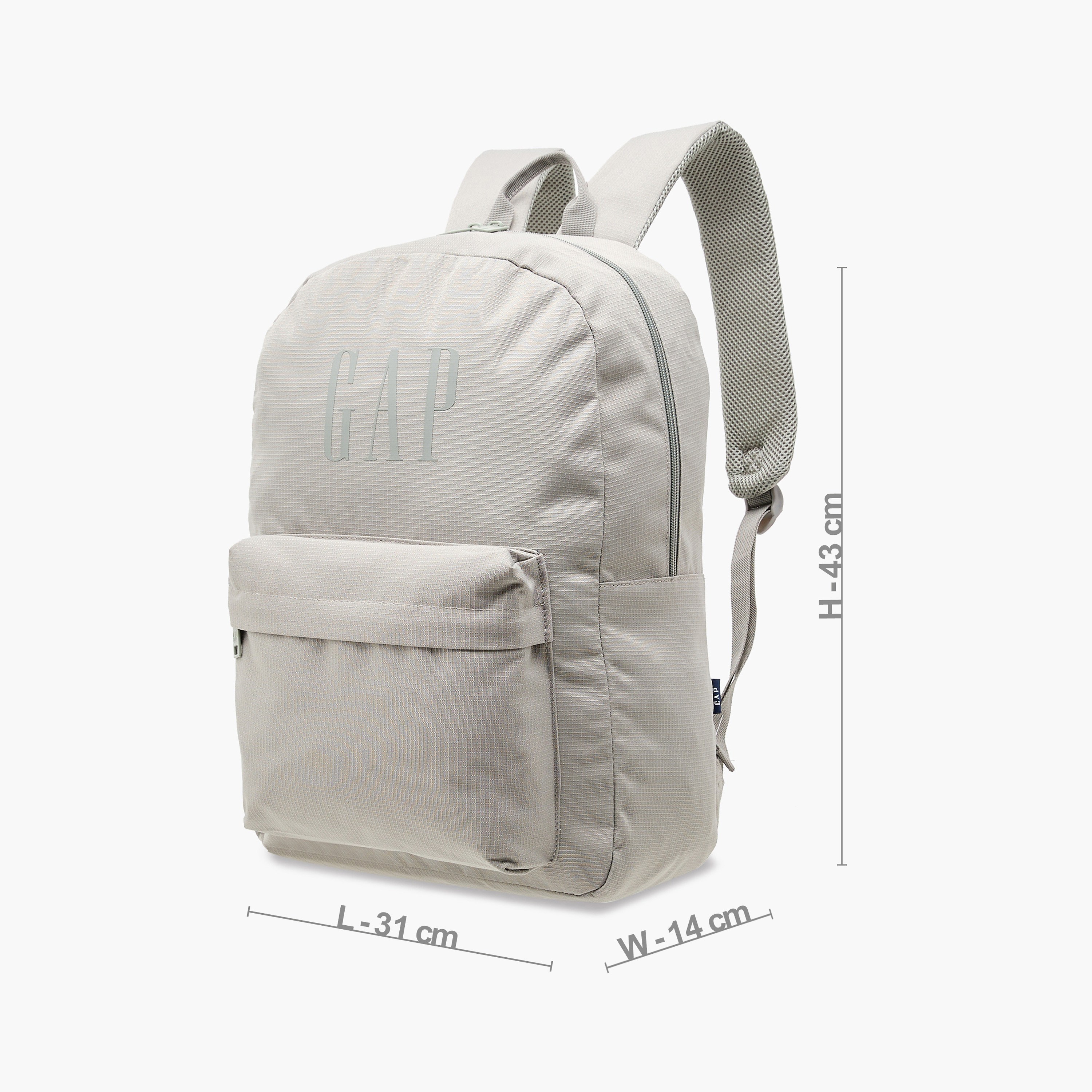GAP 18-inch Solid Backpack with Adjustable Straps and Zip Closure - 44x31x14 cms-school-bagsandbackpacks-backpacks-image-4