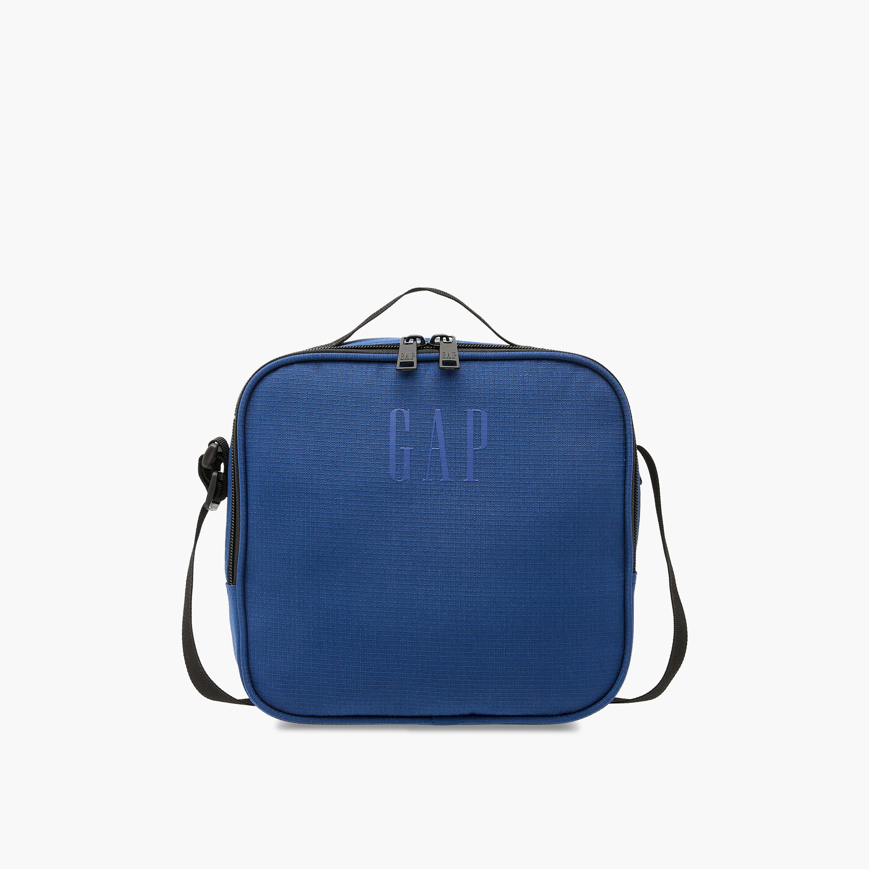 GAP Solid Lunch Bag with Adjustable Strap and Zip Closure-school-lunchessentials-lunchbags-image-1