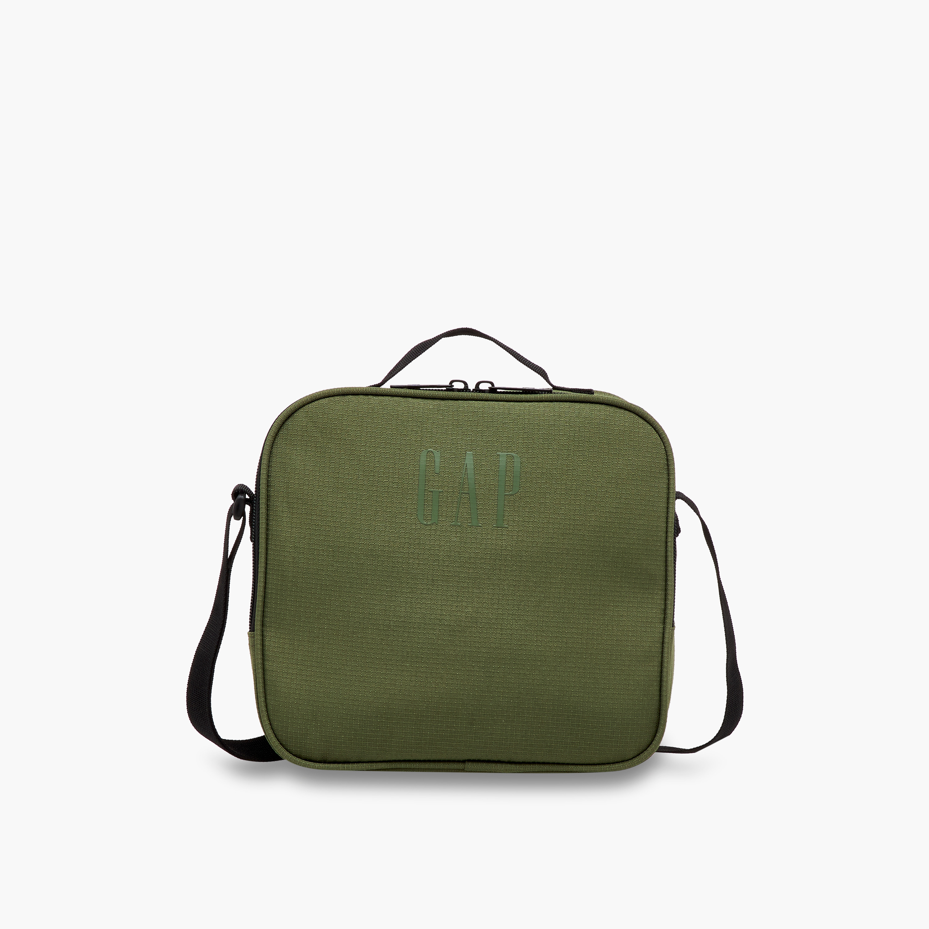 GAP Solid Lunch Bag with Adjustable Strap and Zip Closure-school-lunchessentials-lunchbags-image-1