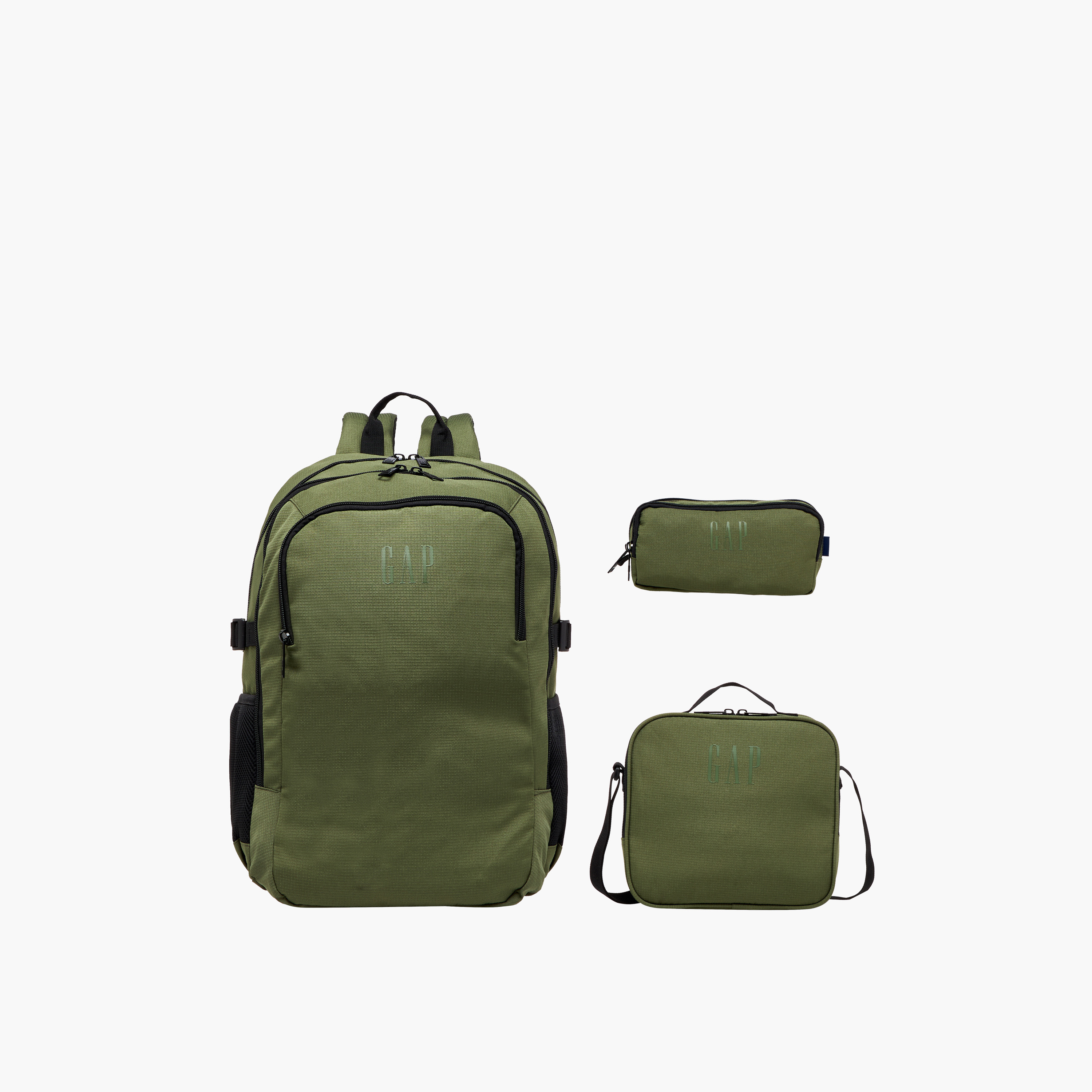 GAP Solid Lunch Bag with Adjustable Strap and Zip Closure-school-lunchessentials-lunchbags-image-9