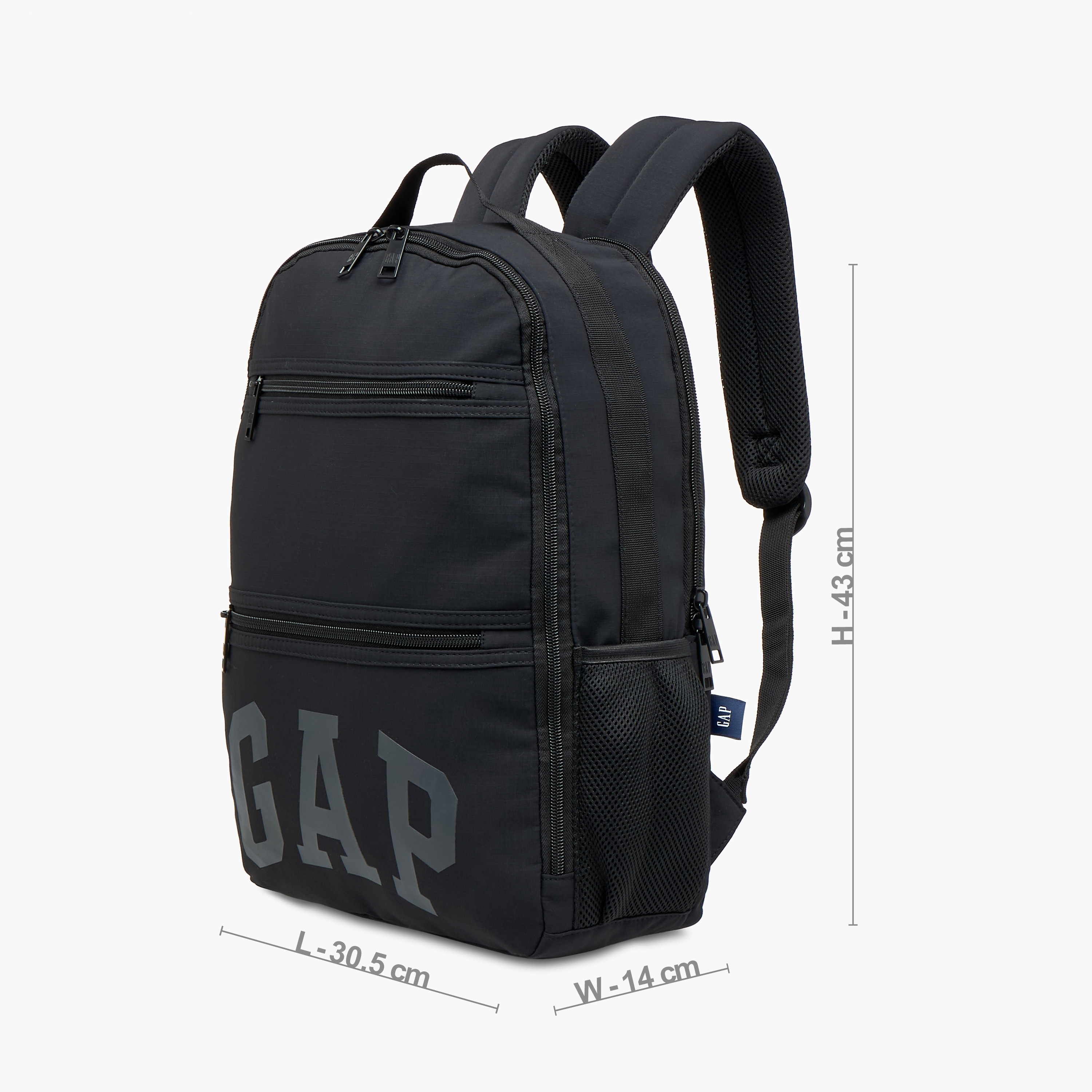 GAP Logo Print 17-inch Backpack with Adjustable Straps and Zip Closure - 43x31x14 cms-school-bagsandbackpacks-backpacks-image-4