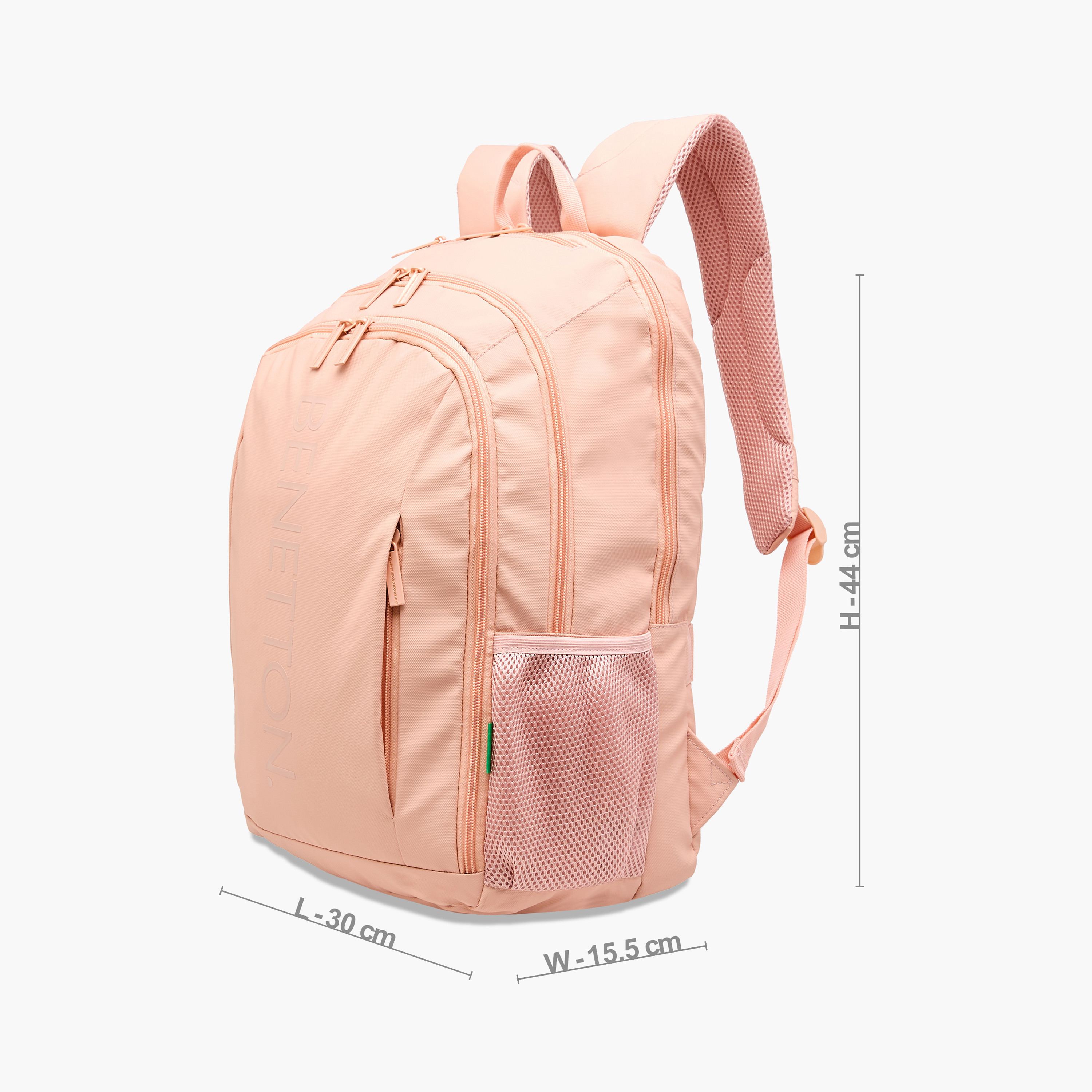 UCB Logo Embossed Backpack with Adjustable Straps and Zip Closure -  44x30x16 cms-school-bagsandbackpacks-backpacks-image-2