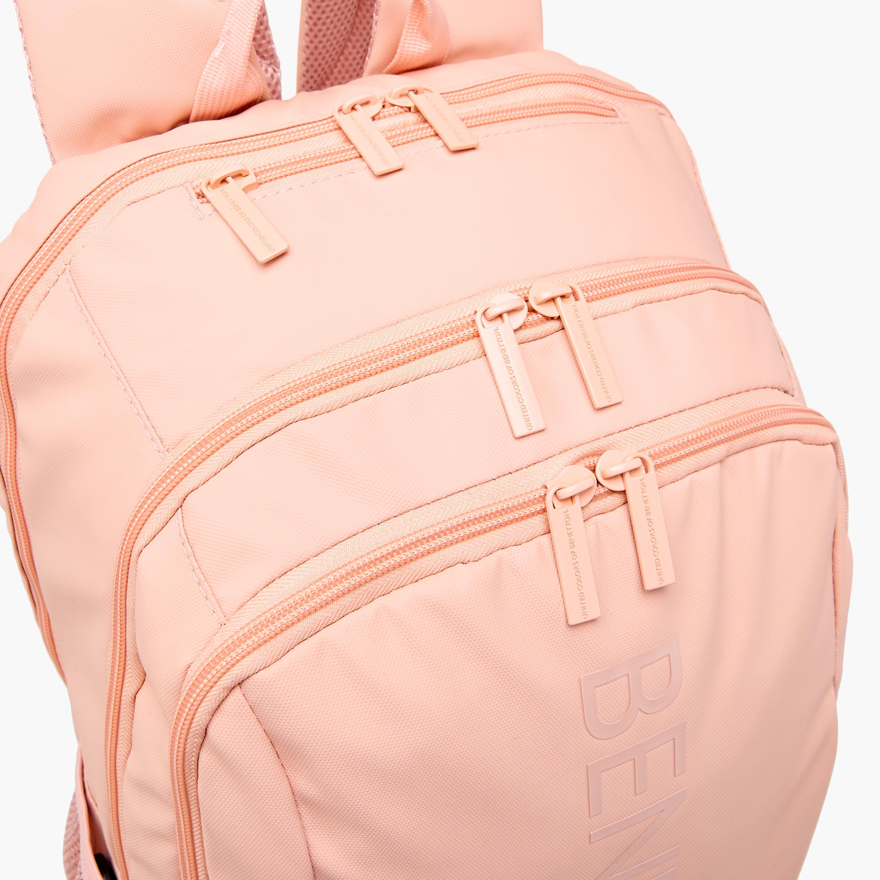 UCB Logo Embossed Backpack with Adjustable Straps and Zip Closure -  44x30x16 cms-school-bagsandbackpacks-backpacks-image-7