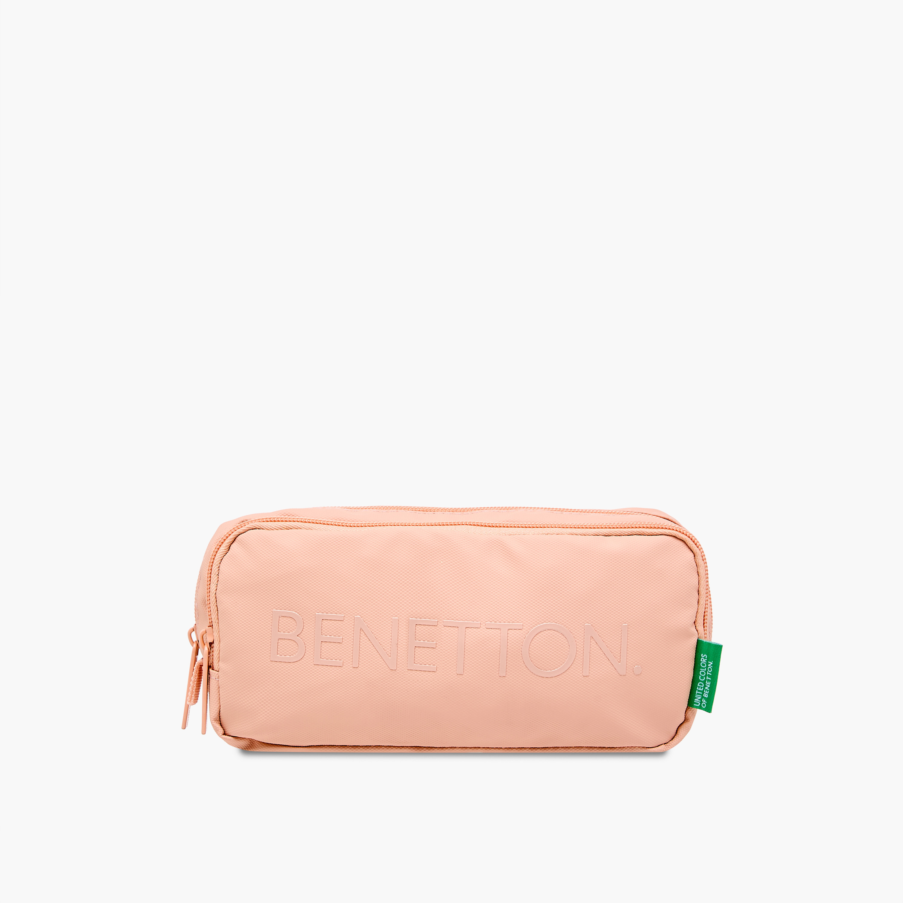 UCB Logo Embossed 2-Compartment Pencil Pouch with Zip Closure-school-stationery-pencilcases-image-1
