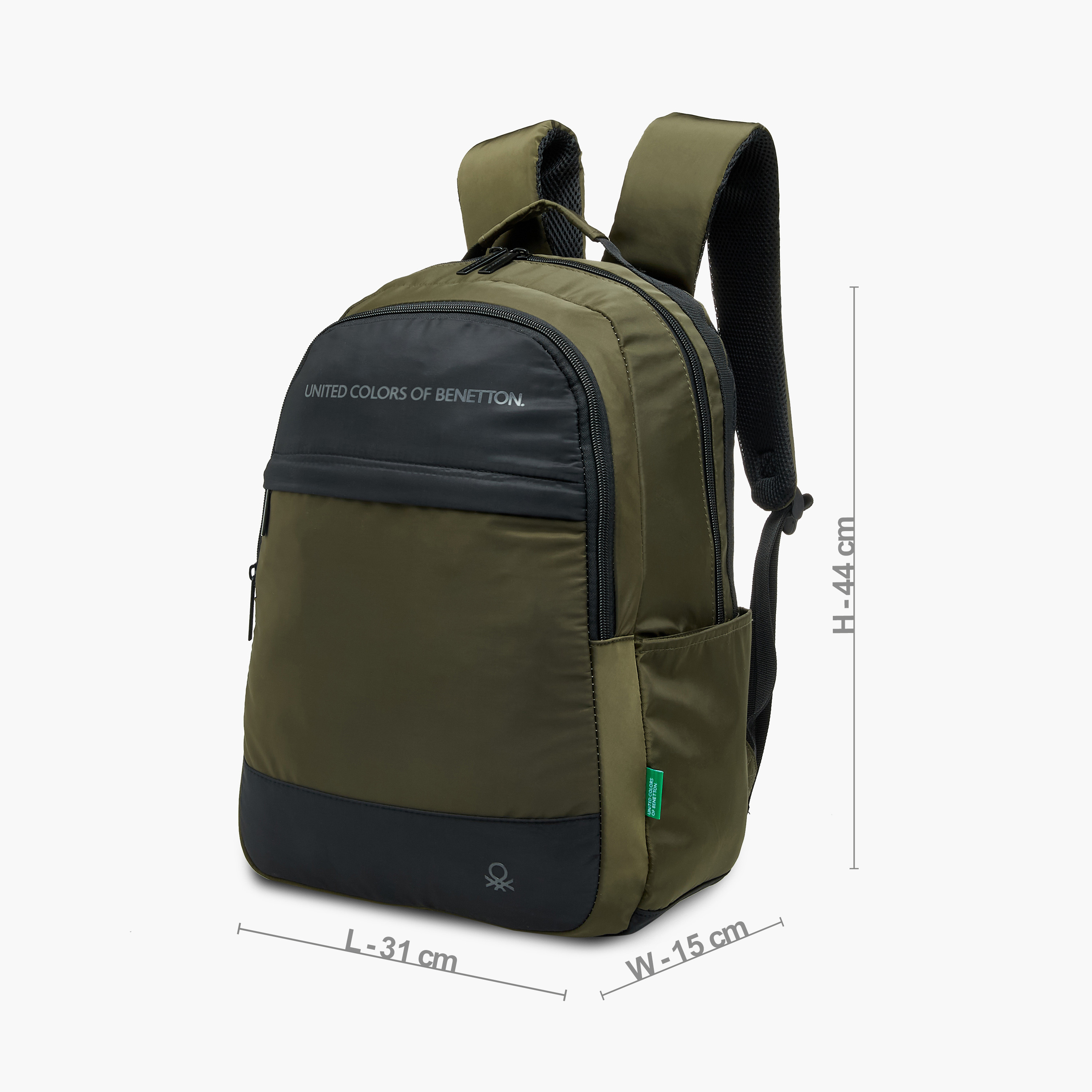 UCB 18-inch Logo Print Backpack with Adjustable Straps and Zip Closure - 44x31x15 cms-school-bagsandbackpacks-trolleybags-image-4