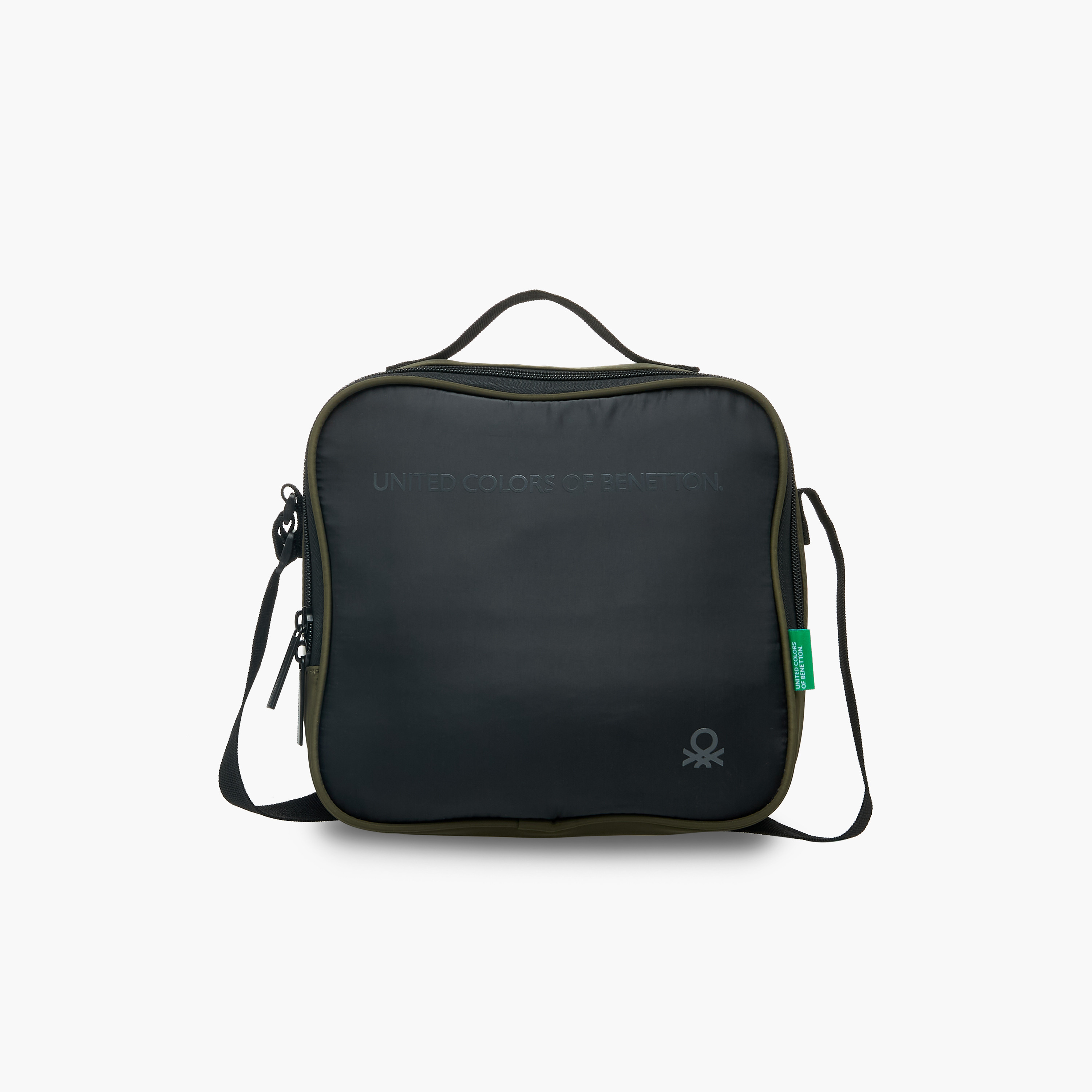 UCB Solid Lunch Bag with Adjustable Strap and Zip Closure-school-lunchessentials-lunchbags-image-1