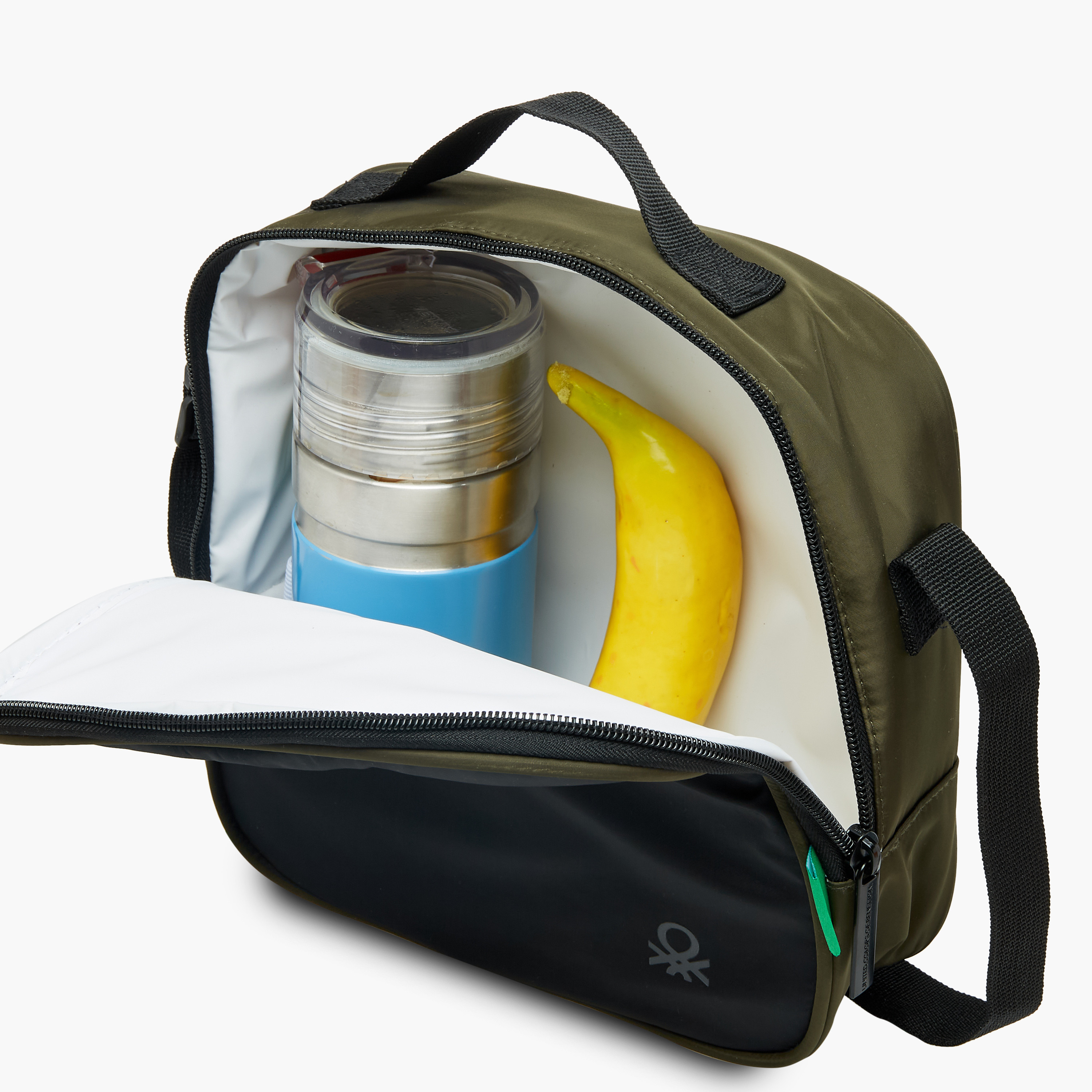 UCB Solid Lunch Bag with Adjustable Strap and Zip Closure-school-lunchessentials-lunchbags-image-7