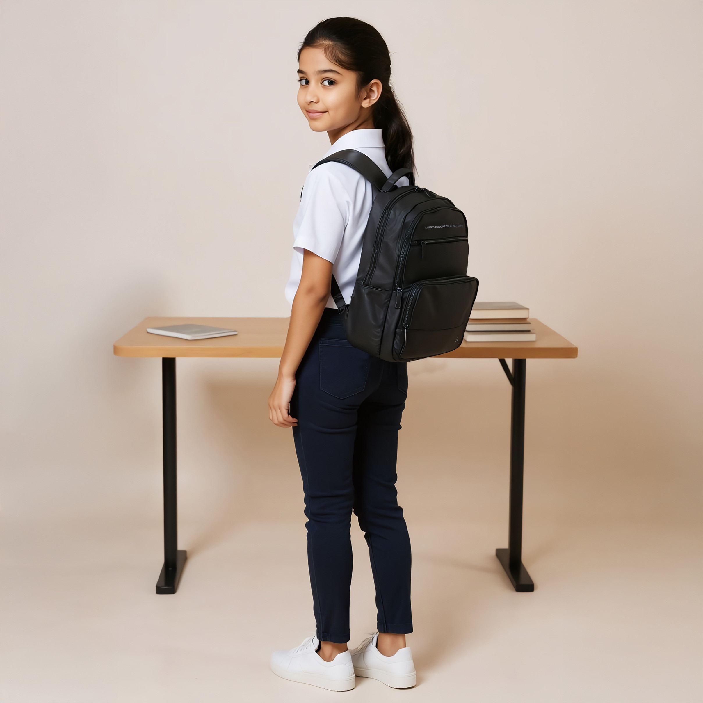 UCB 18-inch Logo Print Backpack with Adjustable Straps and Zip Closure - 44x31x16 cms-promo_LS20_OMN-image-3