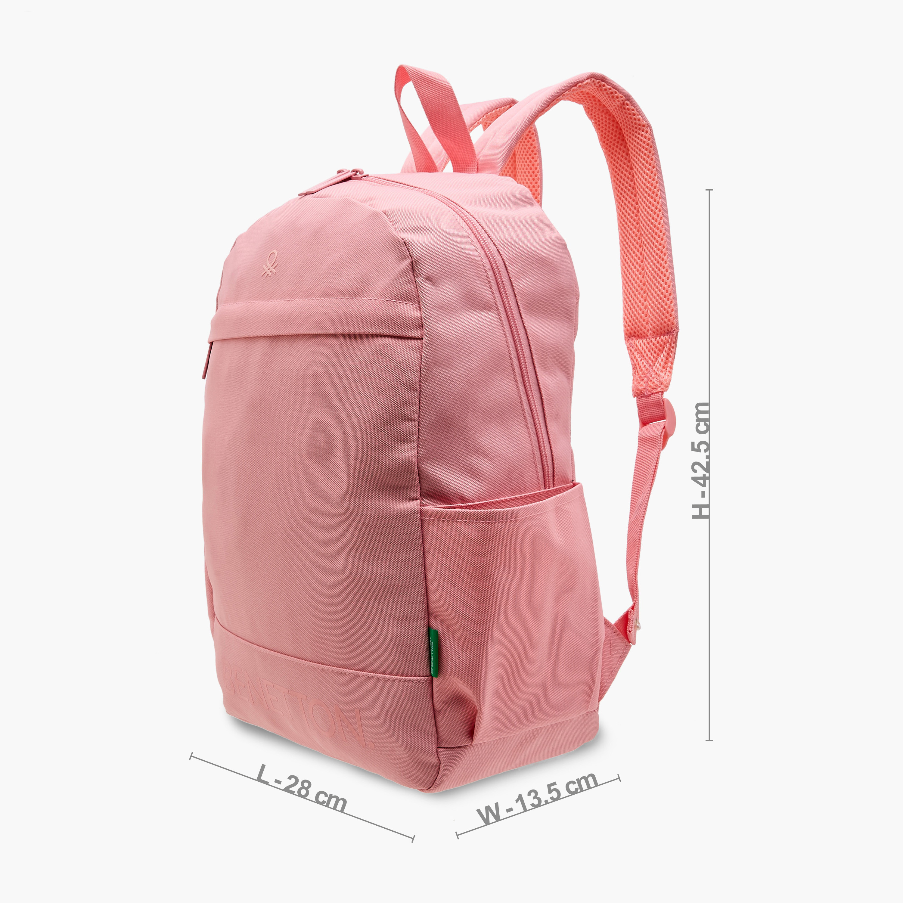UCB 17-inch Solid Backpack with Adjustable Straps and Zip Closure - 43x28x14 cms-promo_LS20_OMN-image-2