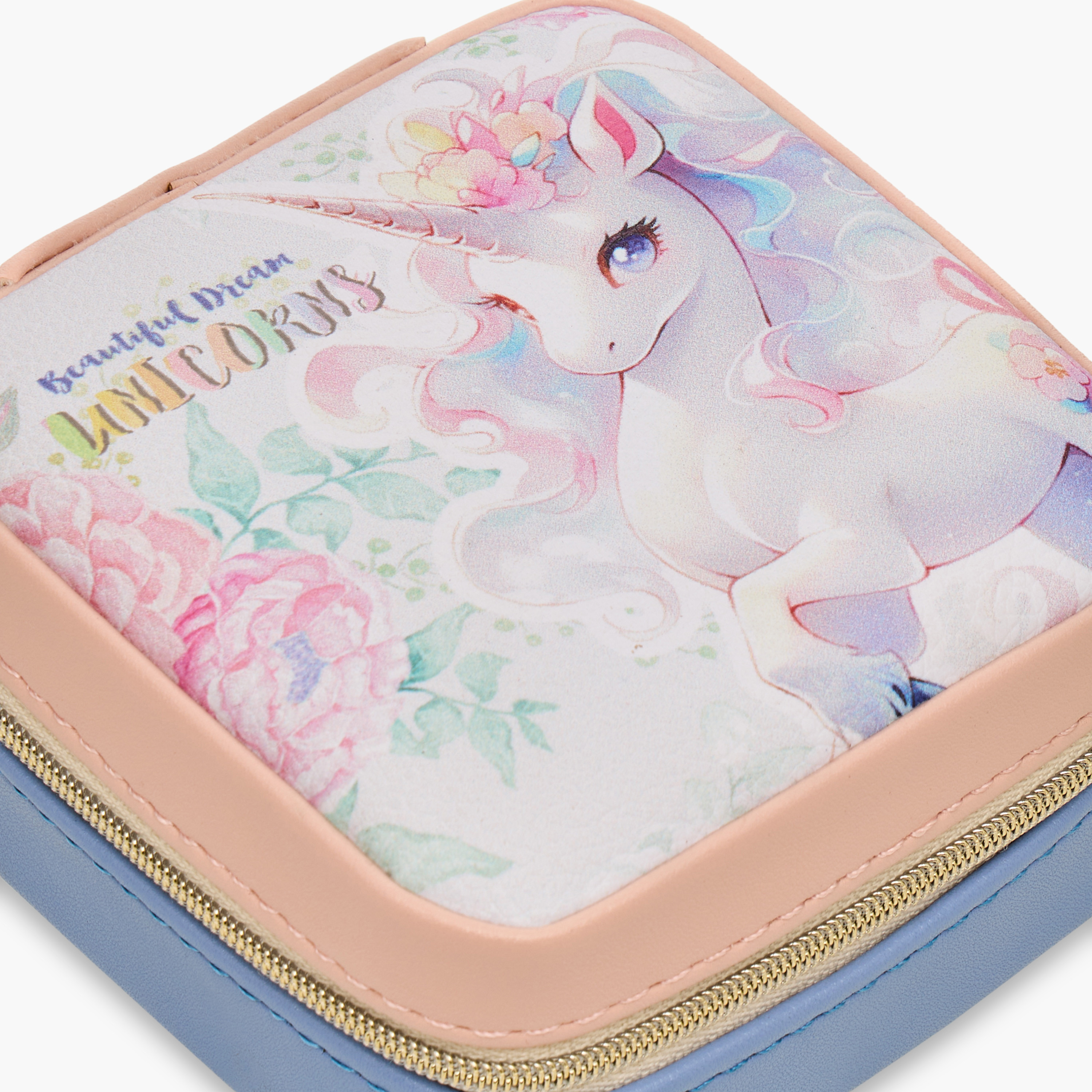 Unicorn Print Jewellery Organiser - 10x10x5 cms-women-watchesandjewellery-jewellery-storage-image-6