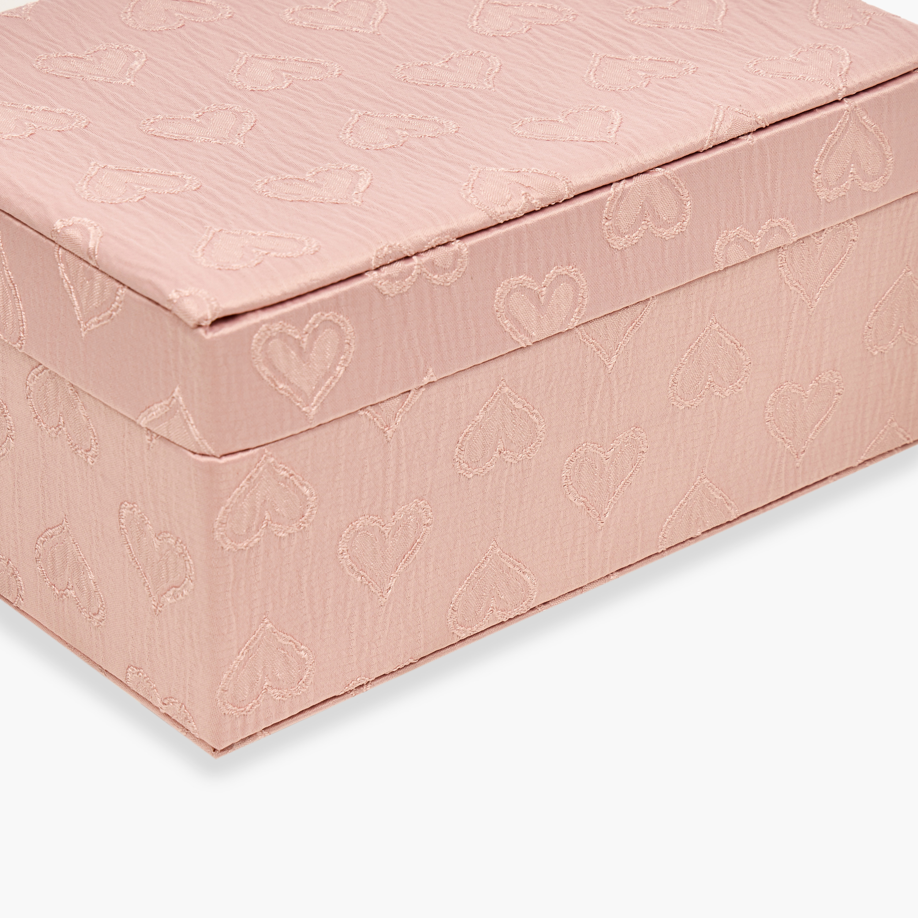 Heart Textured Jewellery Organiser -  21x15x9 cms-women-watchesandjewellery-jewellery-storage-image-5