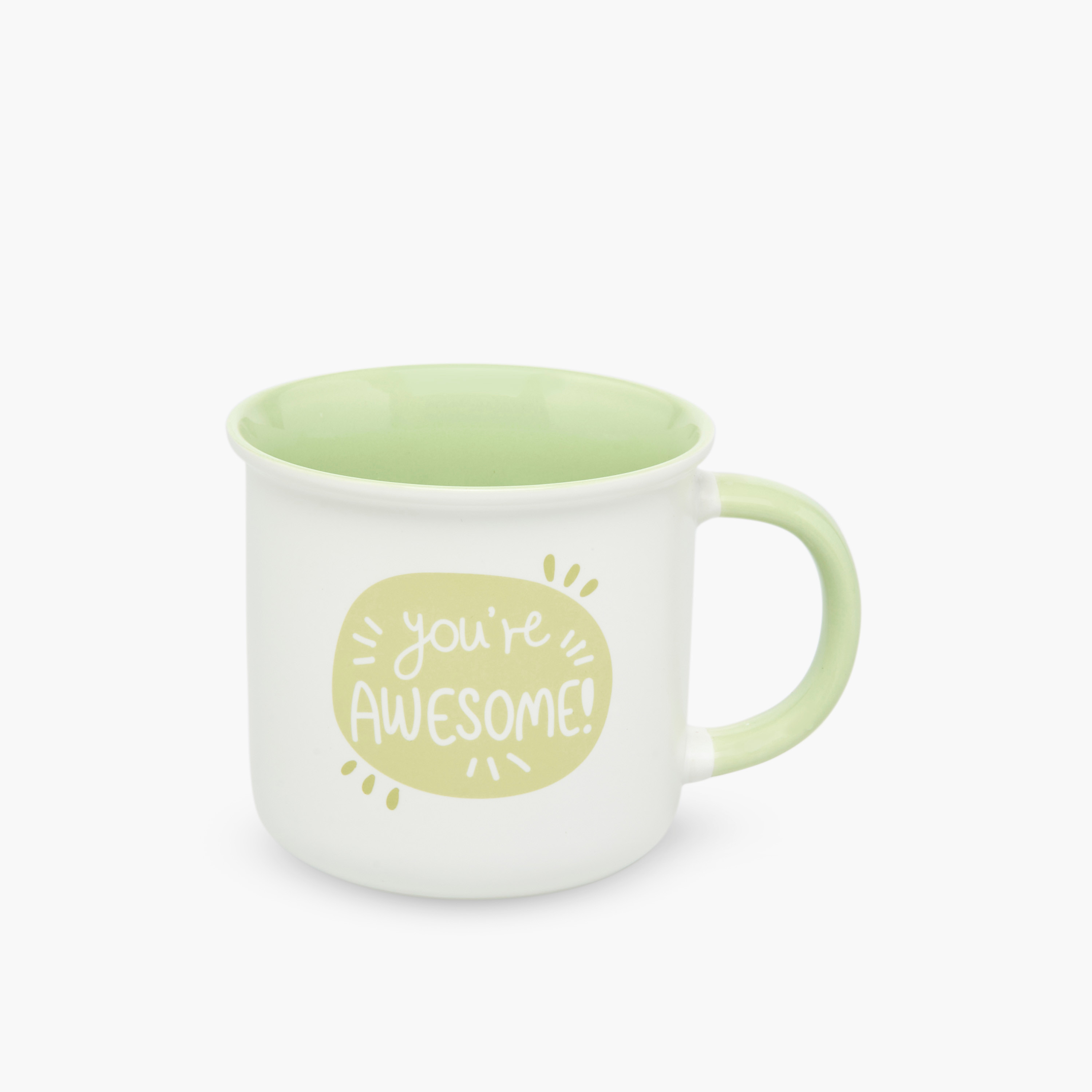 Slogan Print New Bone China Mug - 355 ml-household-dining-teaandcoffee-mugsandcups-image-1