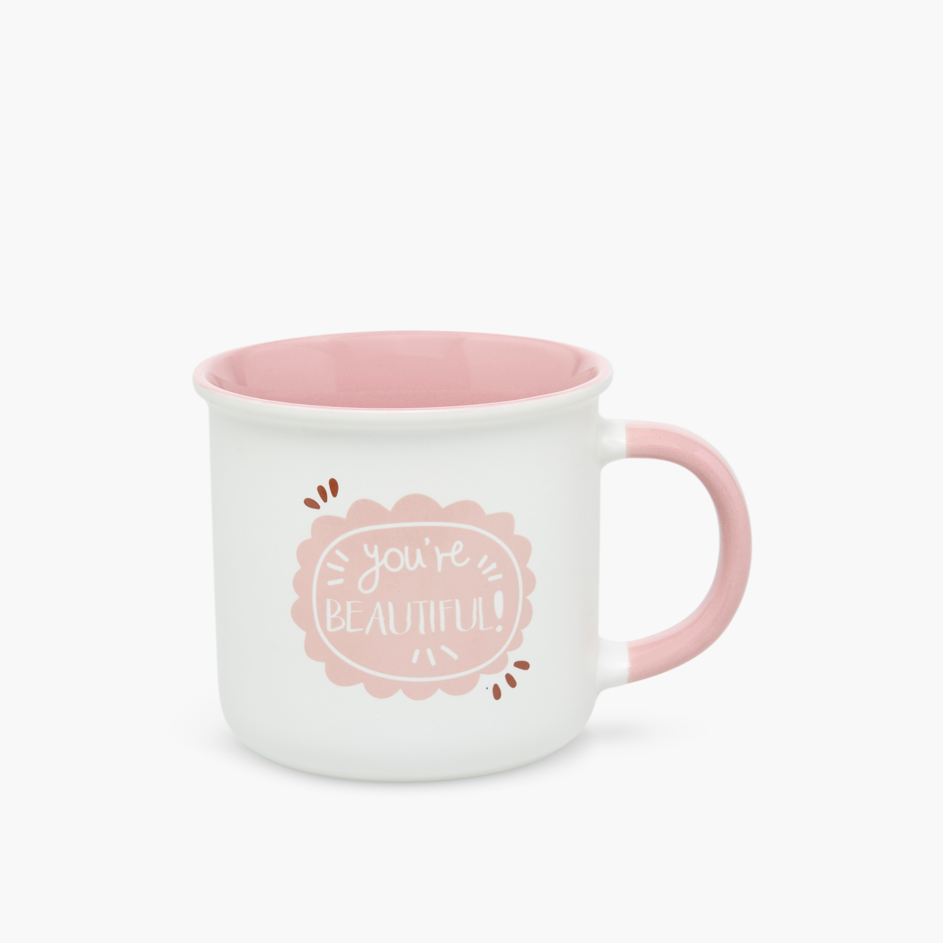 Slogan Print New Bone China Mug - 355 ml-household-dining-teaandcoffee-mugsandcups-image-1