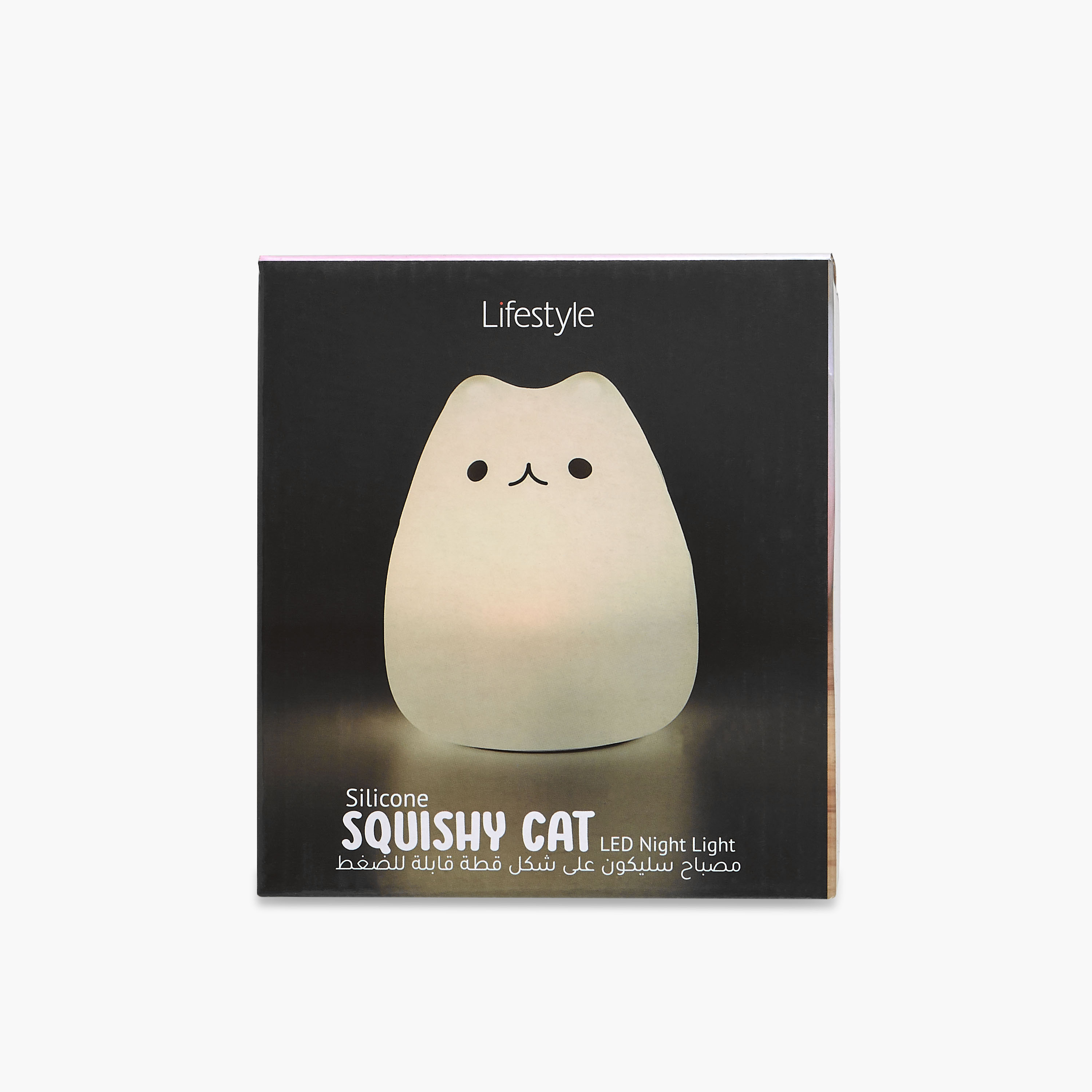 Silicone Squishy Cat LED Night Light-baby-nursery-roomdecor-image-6
