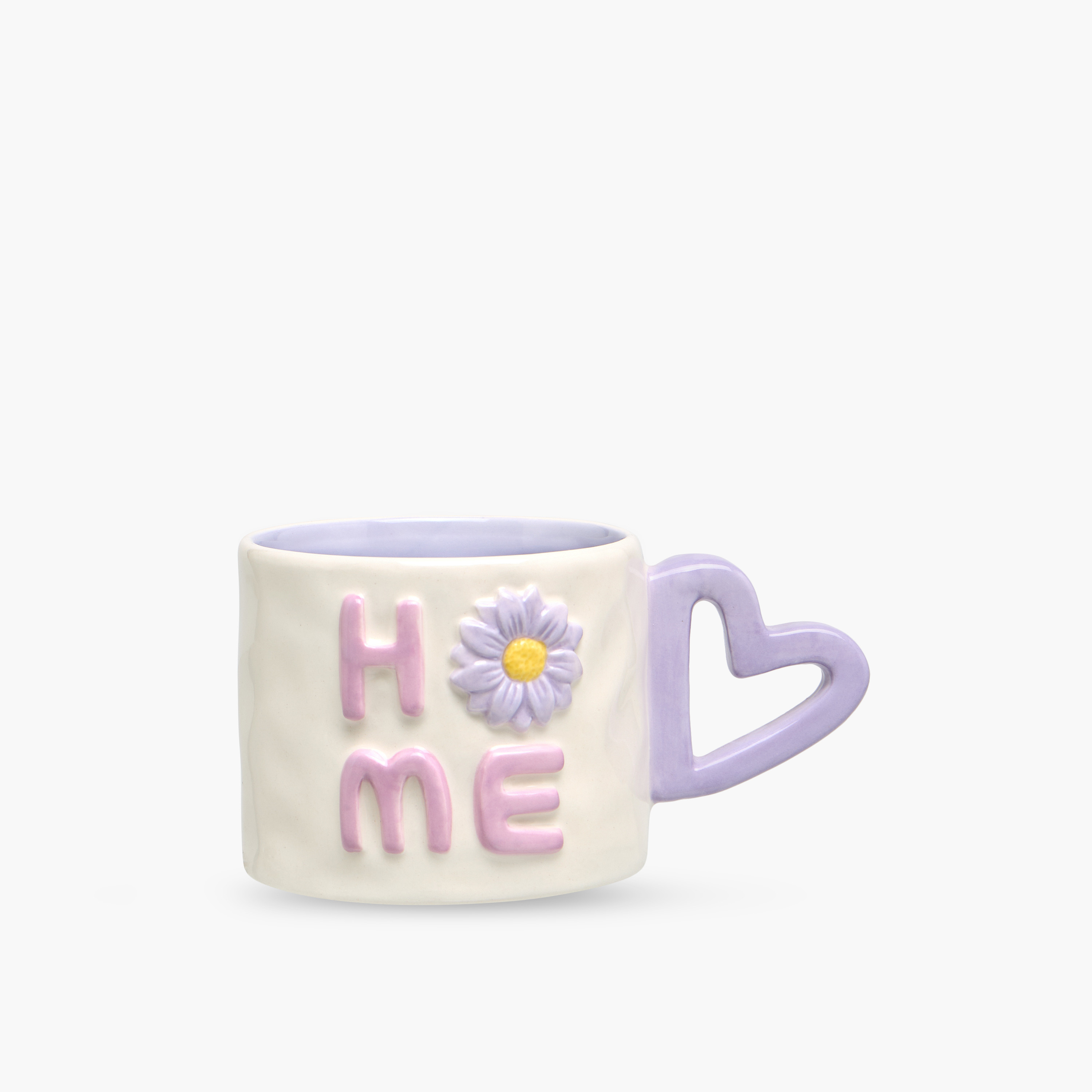 مج سيراميك بزينة زهرة ومقبض - 380 مل-household-dining-teaandcoffee-mugsandcups-image-1