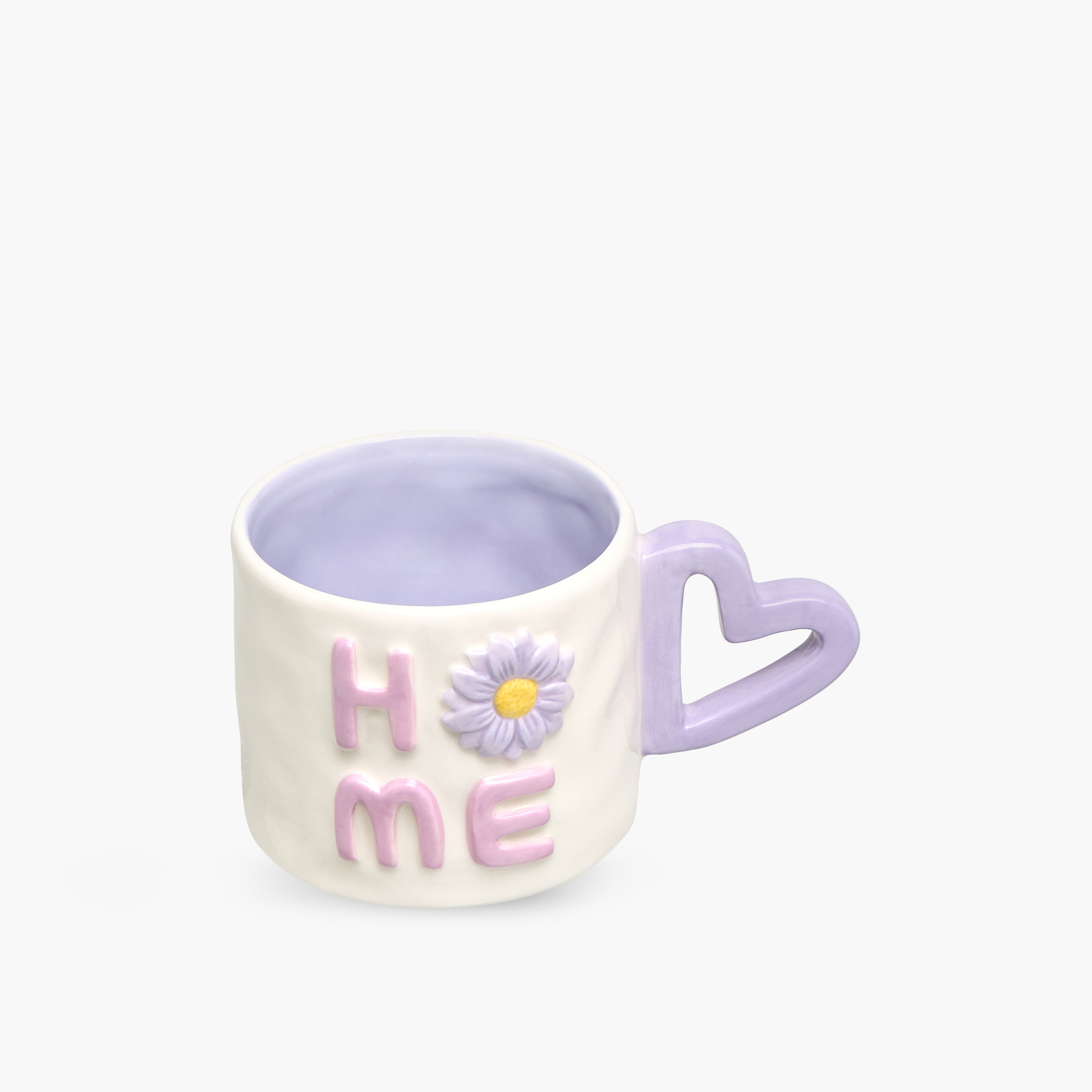 مج سيراميك بزينة زهرة ومقبض - 380 مل-household-dining-teaandcoffee-mugsandcups-image-3