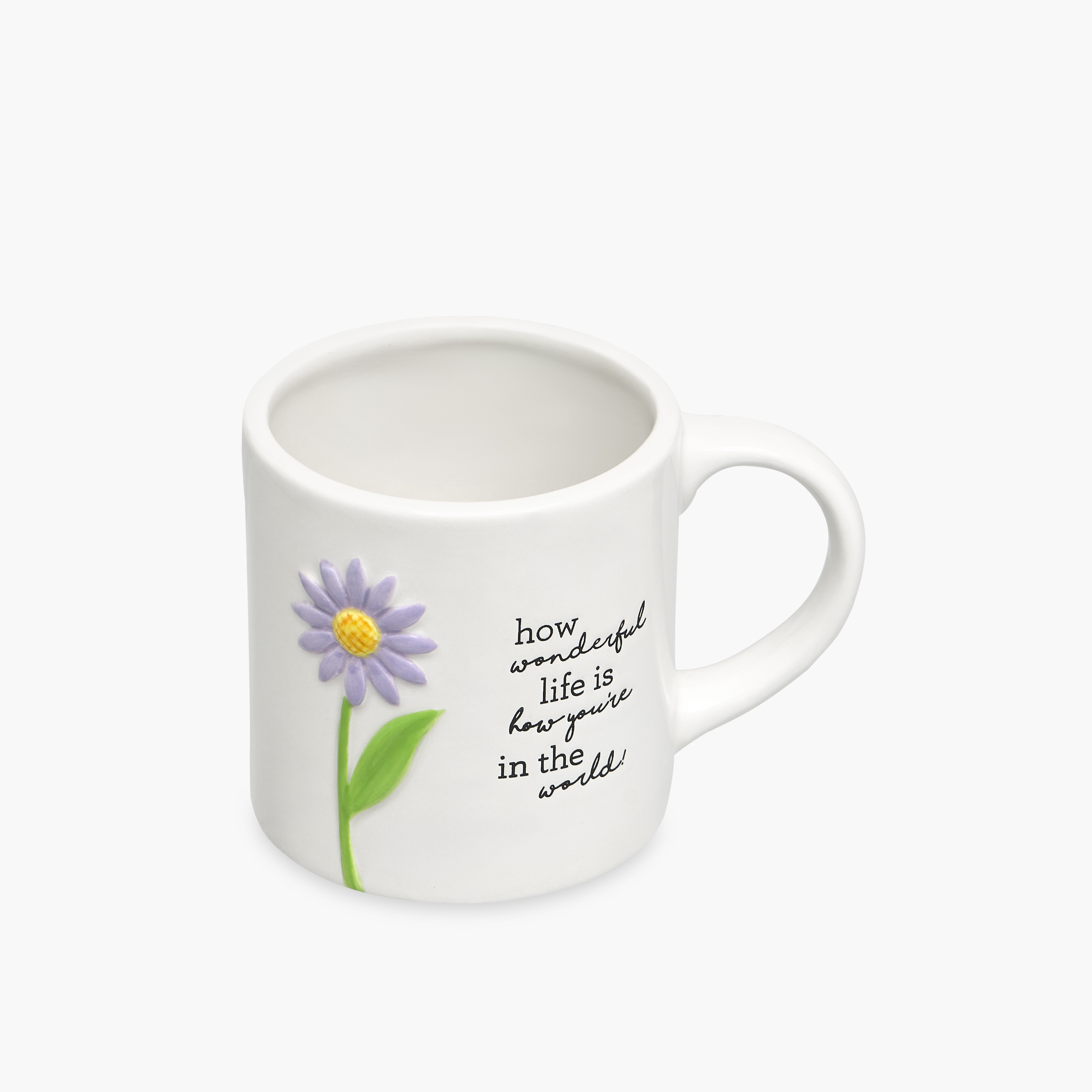مج سيراميك بزينة زهرة مع مقبض - 470 مل-household-dining-teaandcoffee-mugsandcups-image-3