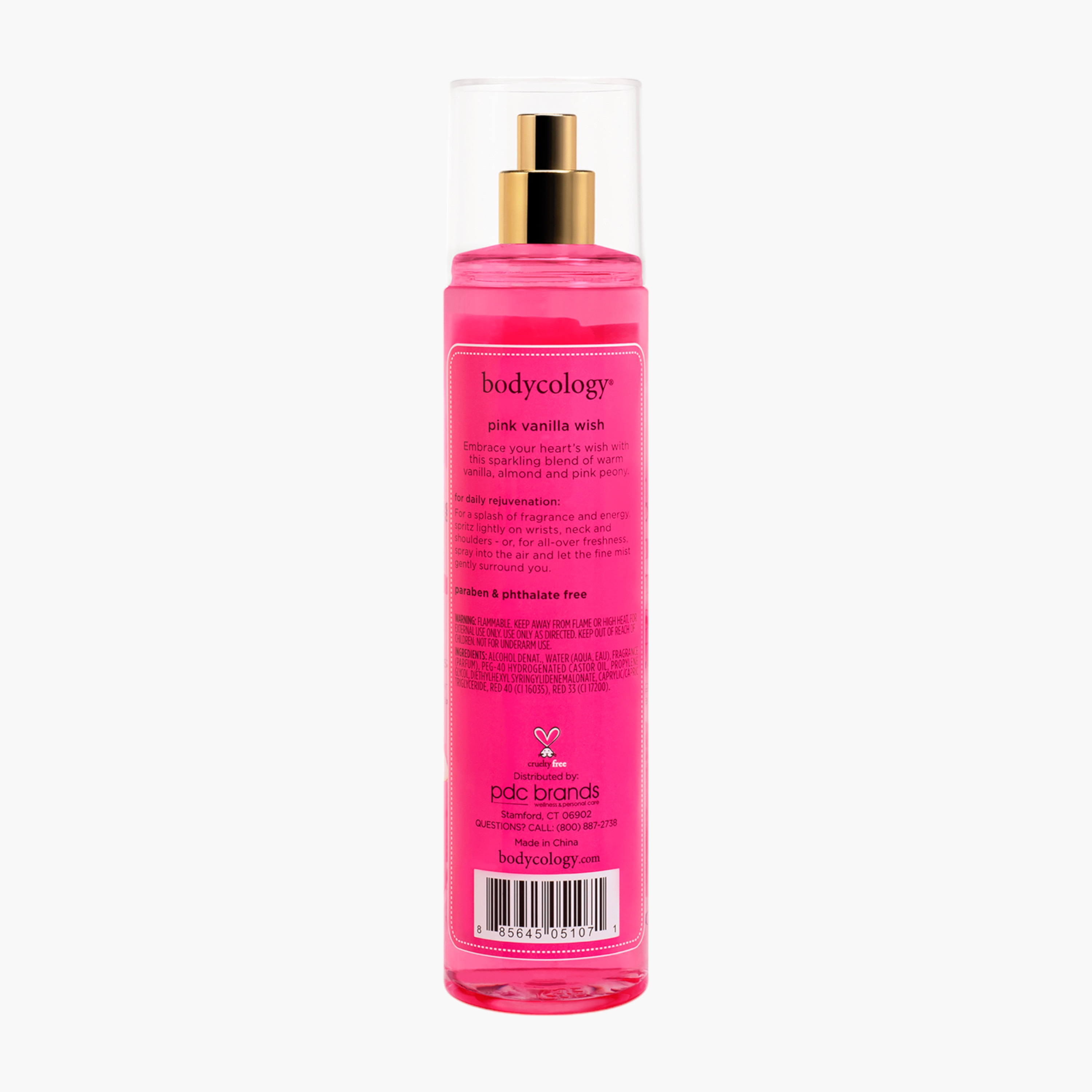 Bodycology Pink Vanilla Wish Fragrance Mist - 237 ml-beautyandpersonalcare-fragrance-women-image-2