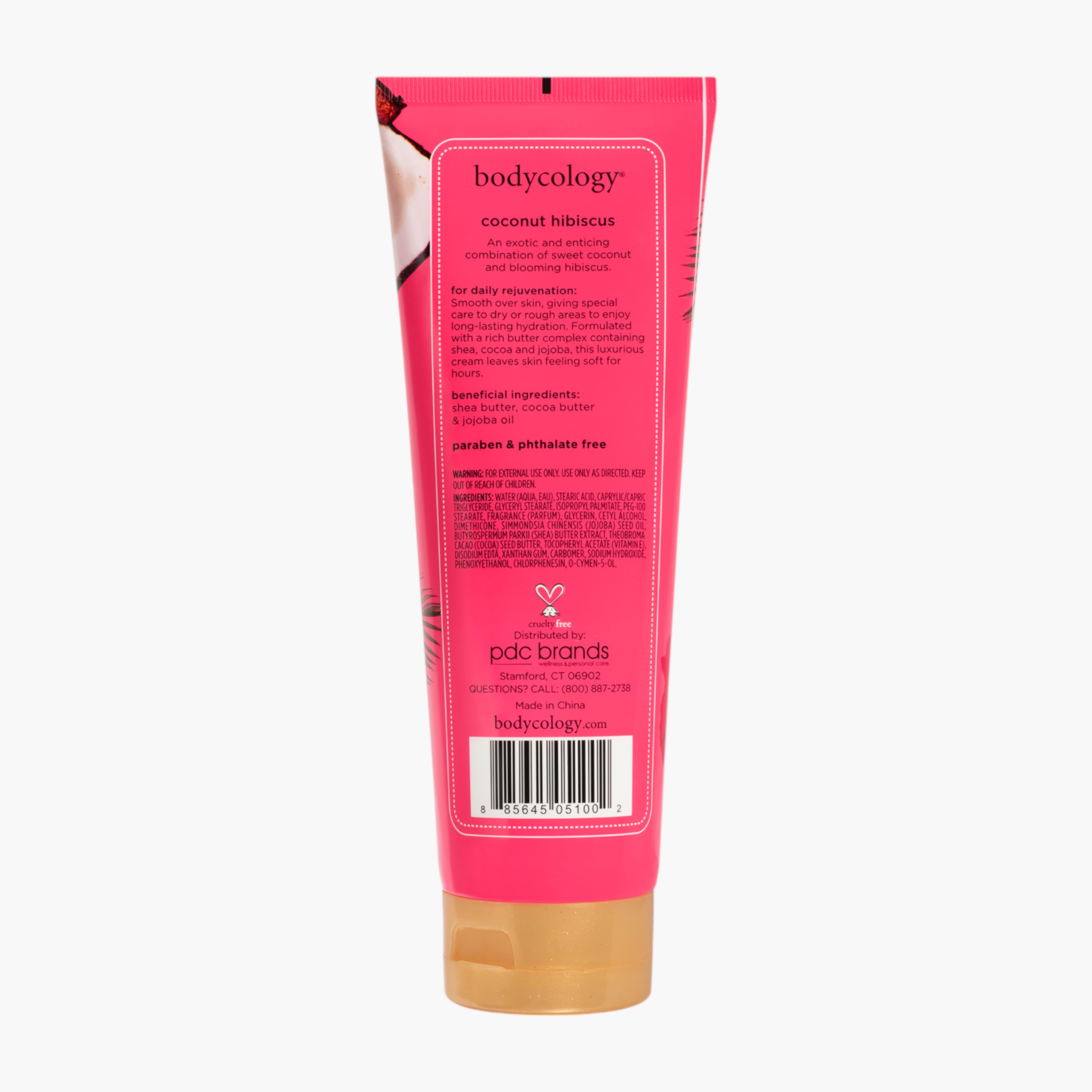 Bodycology Coconut Hibiscus Body Cream - 227 gms-beautyandpersonalcare-skin-moisturisers-bodyandhandlotions-image-2
