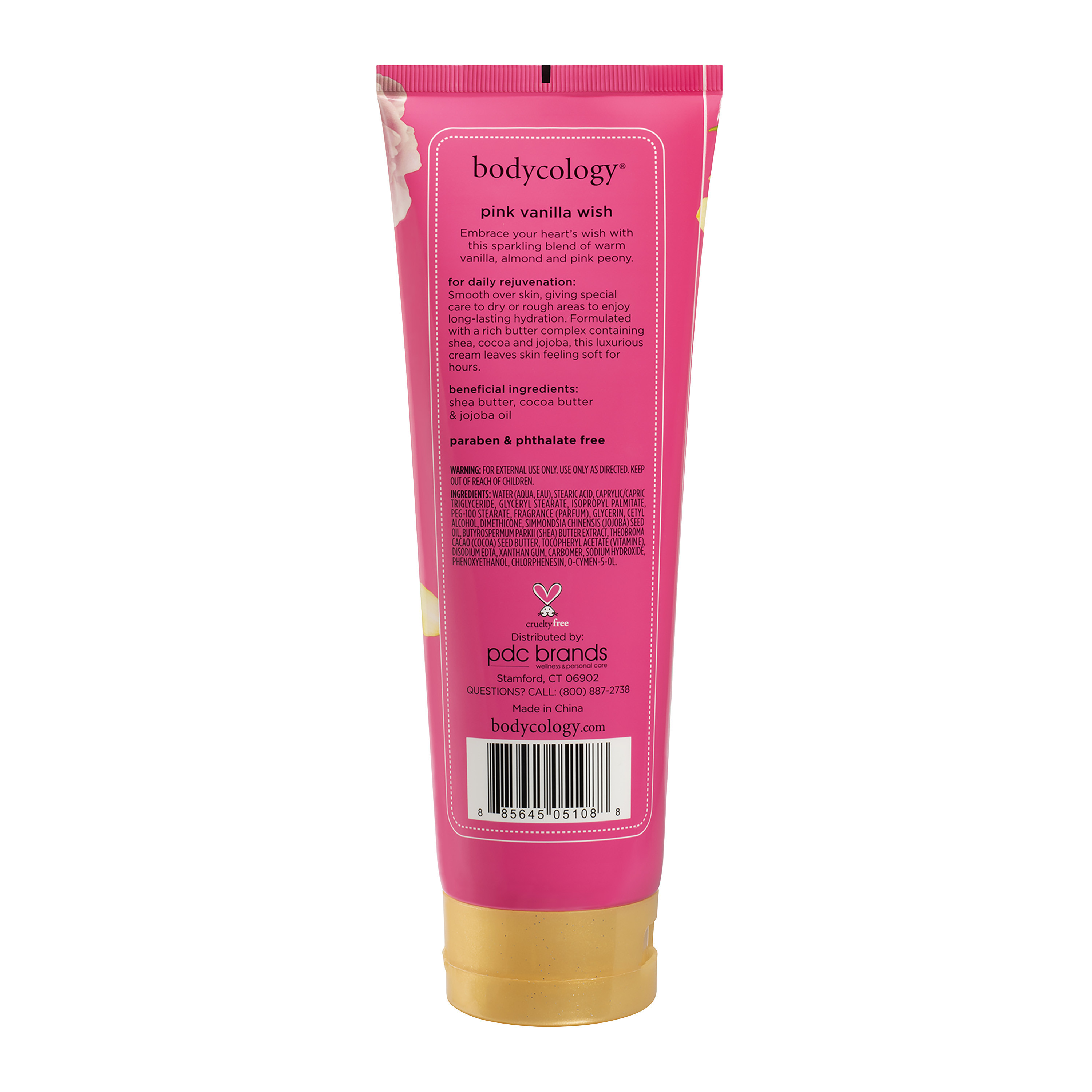 Bodycology Pink Vanilla Wish Body Cream - 229 gms-beautyandpersonalcare-makeup-face-bbandcccreams-image-2