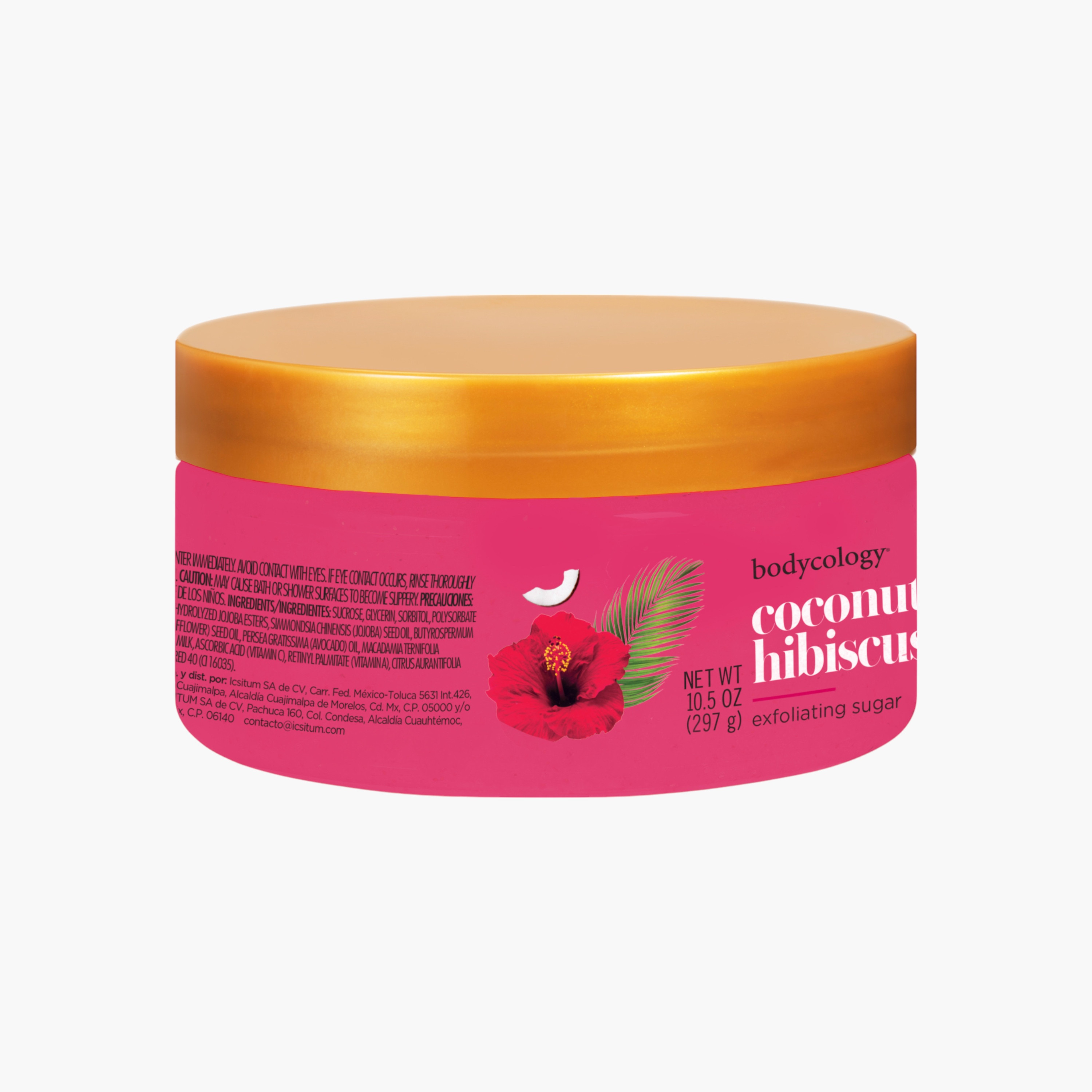 Bodycology Coconut Hibiscus Exfoliating Sugar Scrub - 297 gms-beautyandpersonalcare-bathandbody-bathandshower-scrubs-image-2