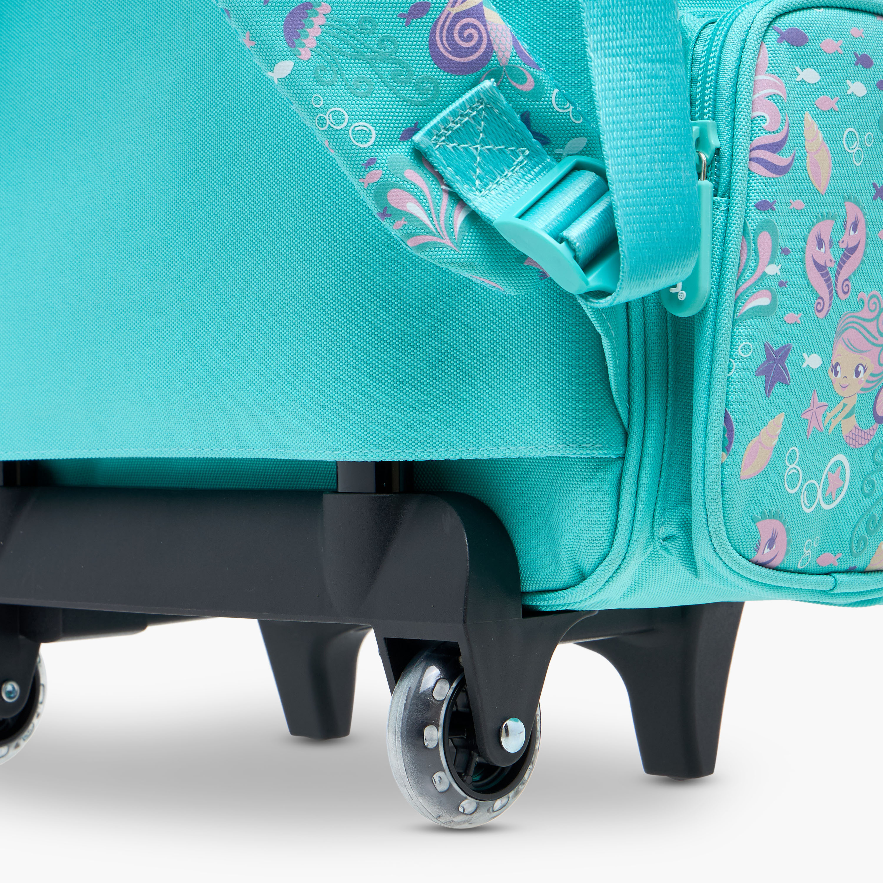 Toursun Mermaid Trolley Bag for Girls 5-8 Years with Padded Shoulder Straps -school-bagsandbackpacks-trolleybags-image-14