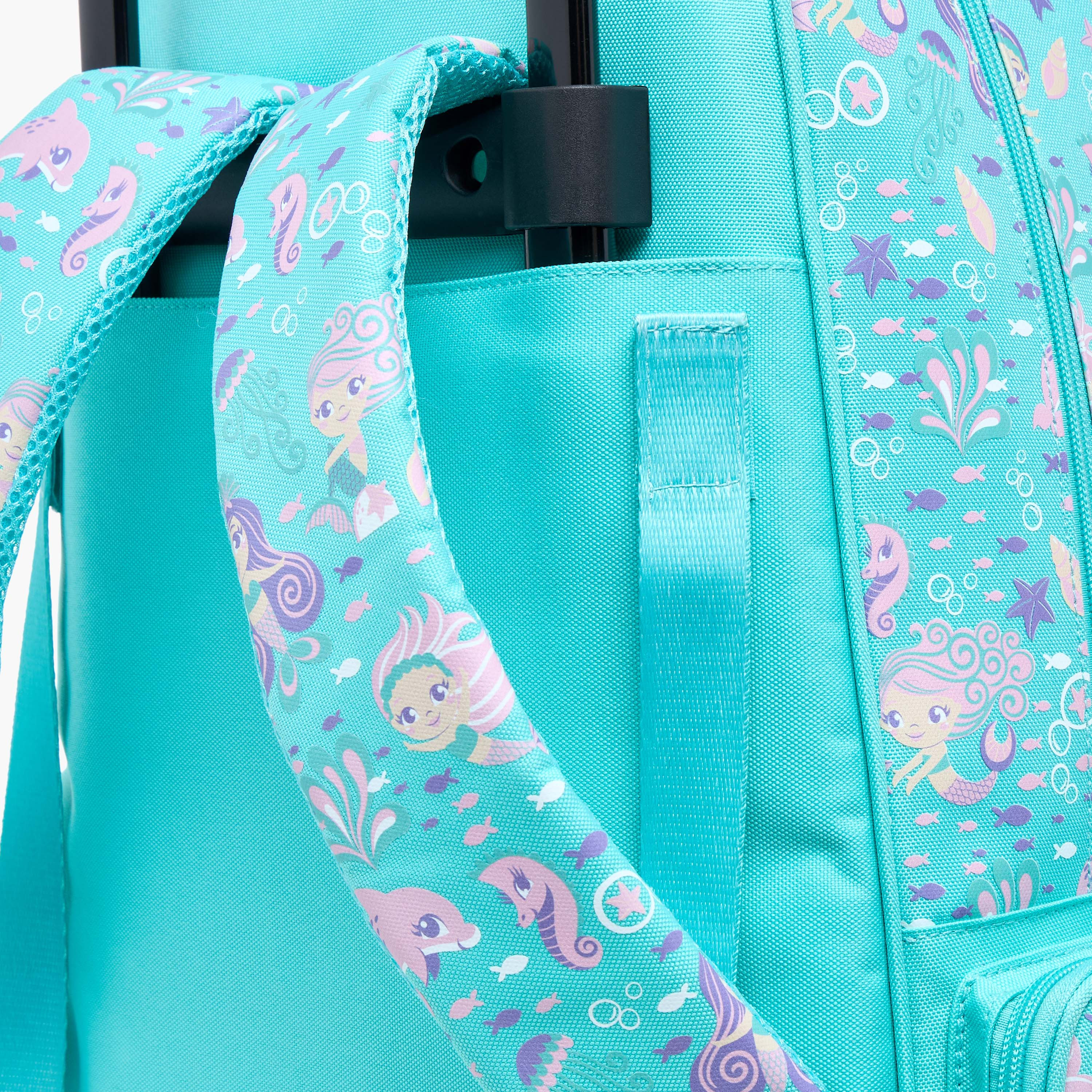 Toursun Mermaid Trolley Bag for Girls 5-8 Years with Padded Shoulder Straps -school-bagsandbackpacks-trolleybags-image-11