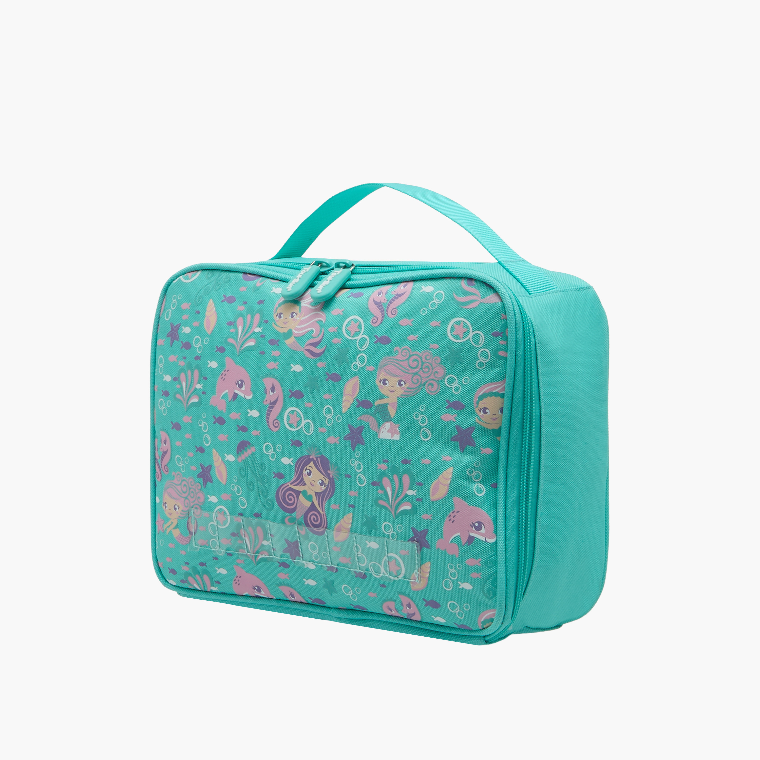 Toursun Mermaid Print Lunch Bag with Top Handle and Zip Closure-school-lunchessentials-lunchbags-image-3