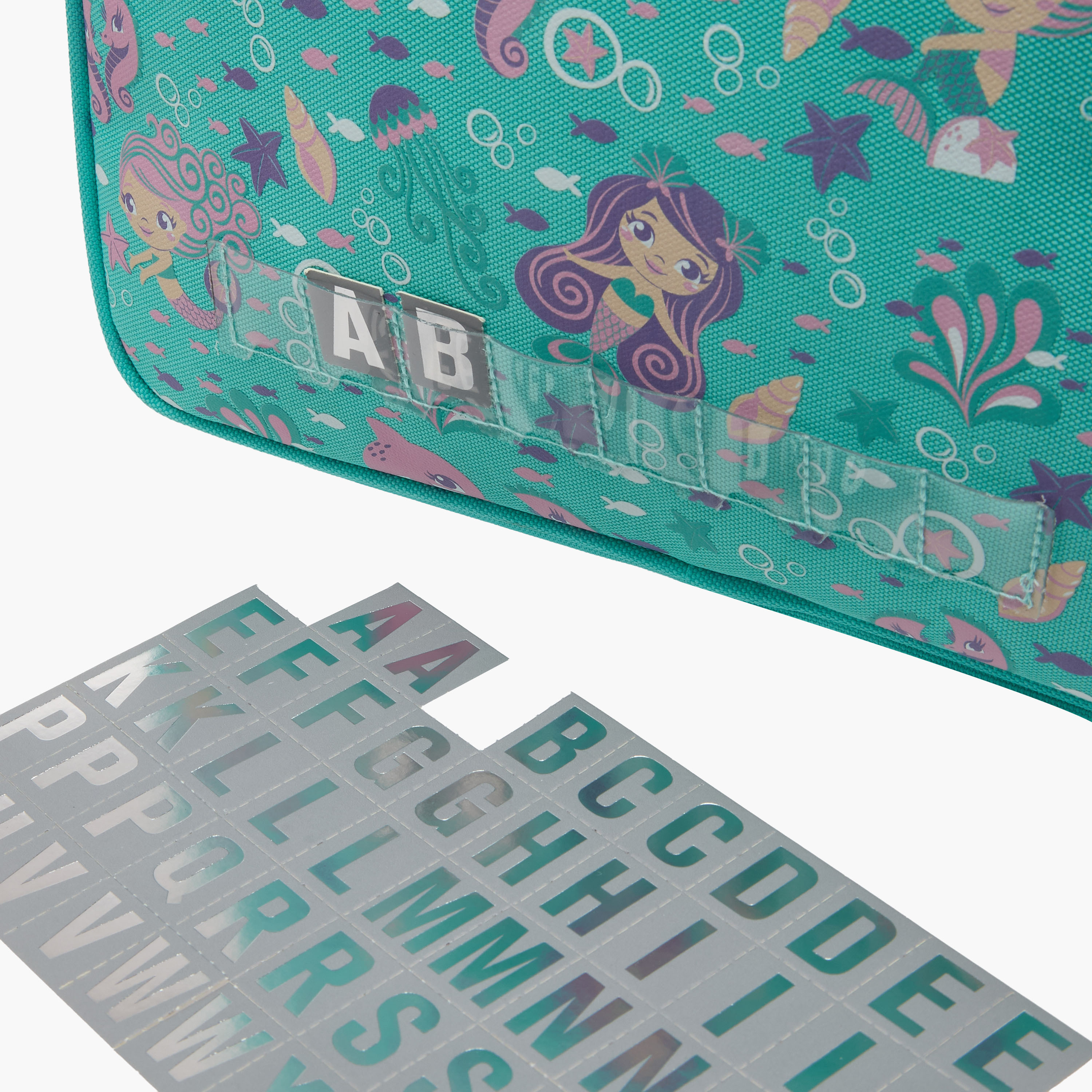 Toursun Mermaid Print Lunch Bag with Top Handle and Zip Closure-school-lunchessentials-lunchbags-image-6