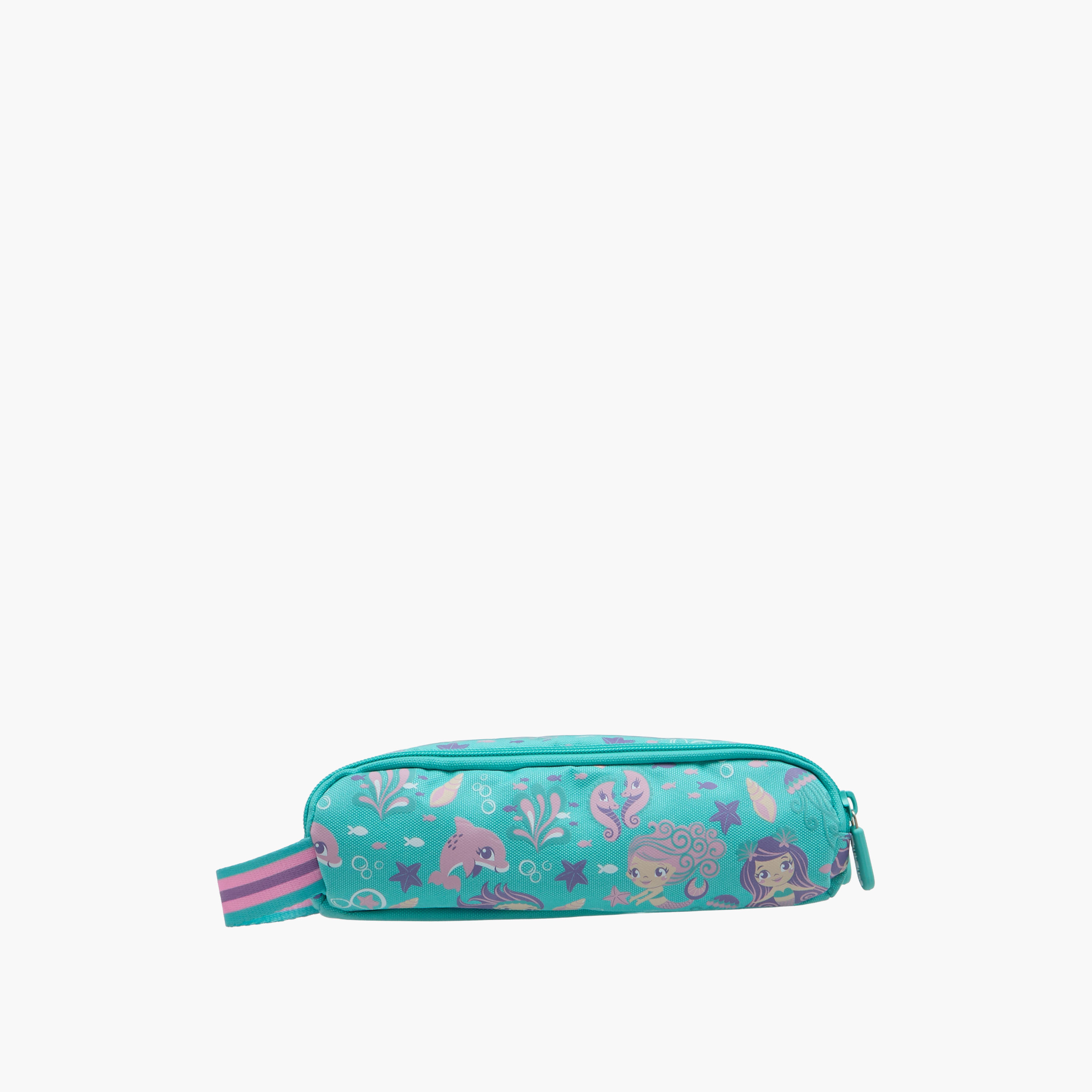 Toursun Mermaid Print Pencil Pouch with Zip Closure-school-stationery-pencilcases-image-3