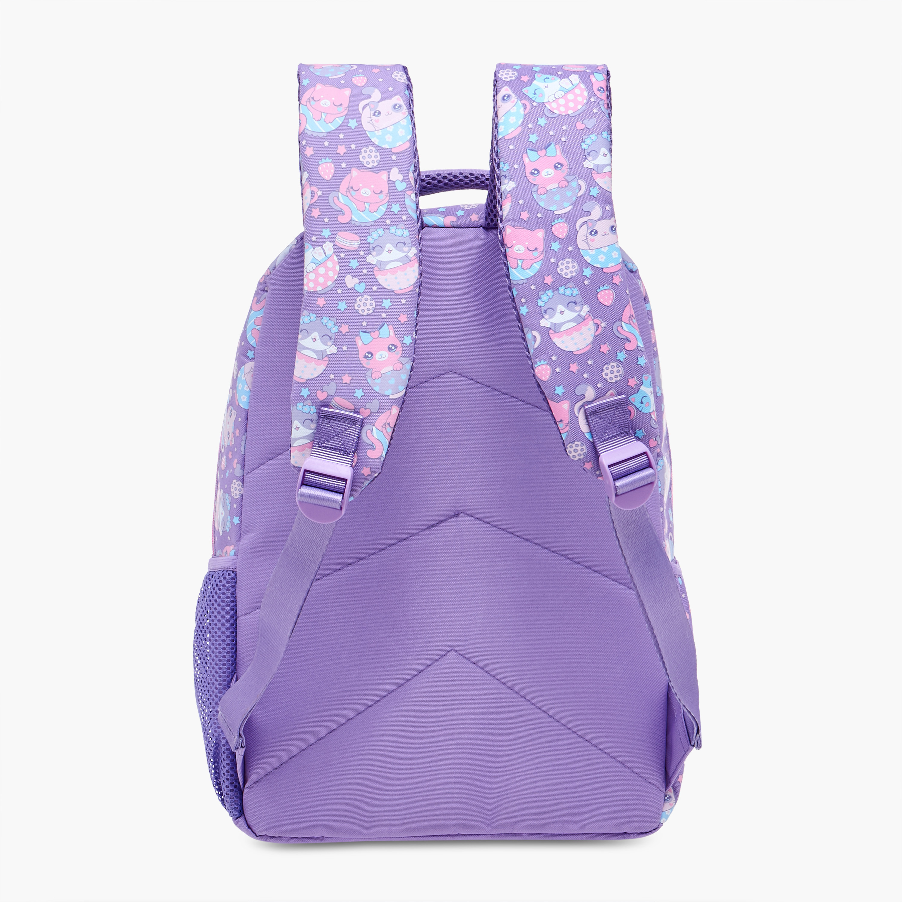 Toursun Cat Print Backpack with Adjustable Shoulder Straps and Zip Closure - 30x13x42 cms-promo_LS20_OMN-image-5