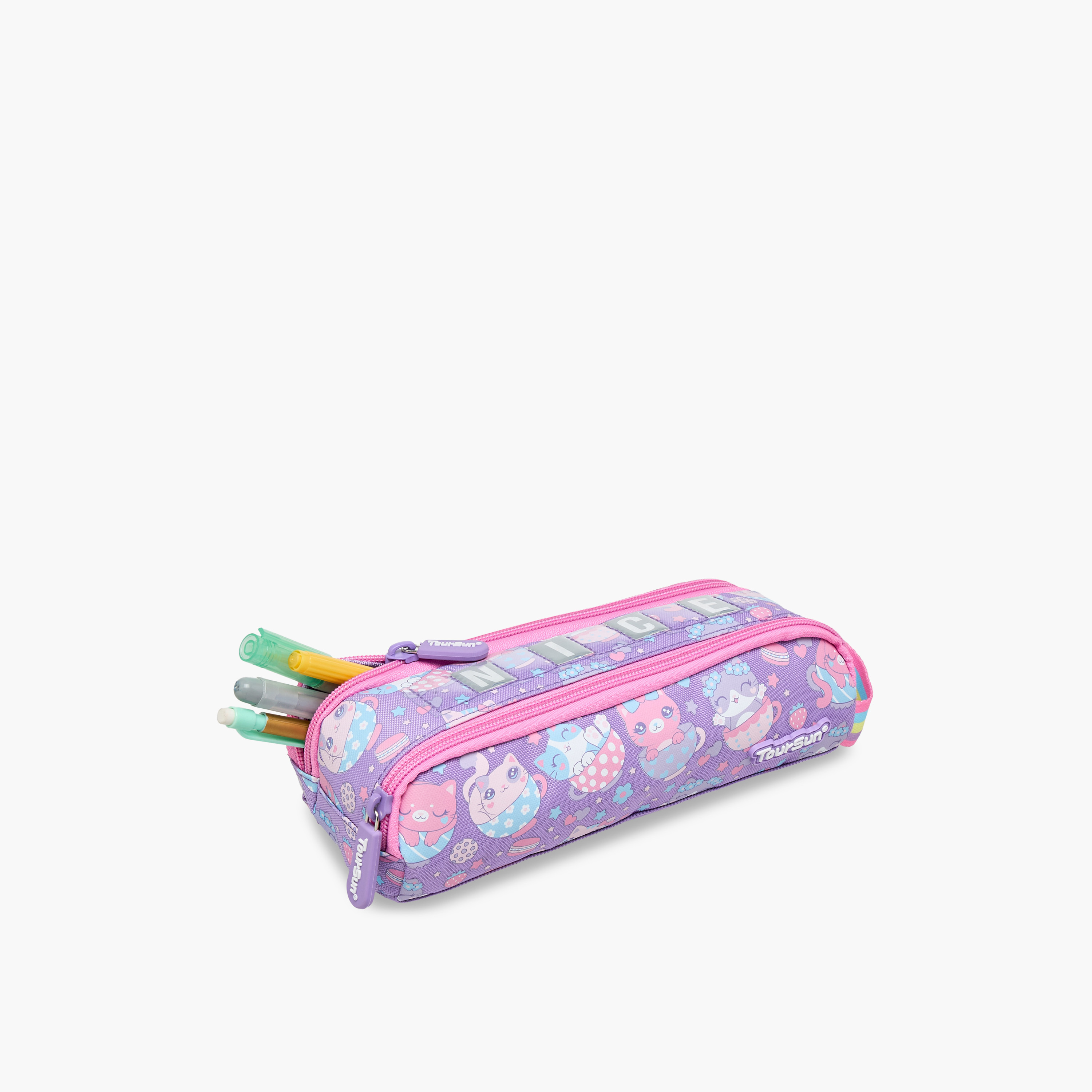 Toursun Printed Pencil Pouch with Zip Closure-school-stationery-pencilcases-image-9