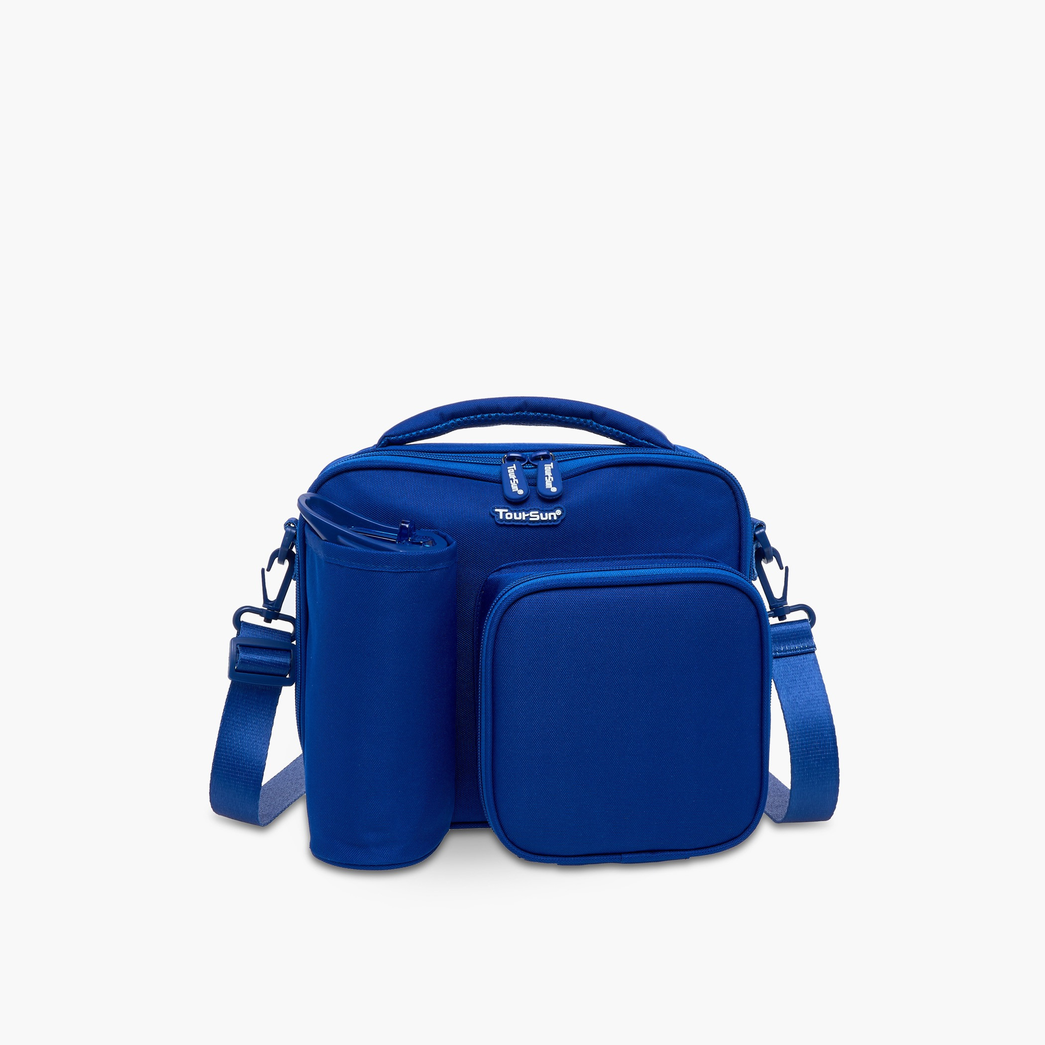 Toursun Textured Lunch Bag with Lunch Box and Water Bottle Set-promo_LS20_OMN-image-1
