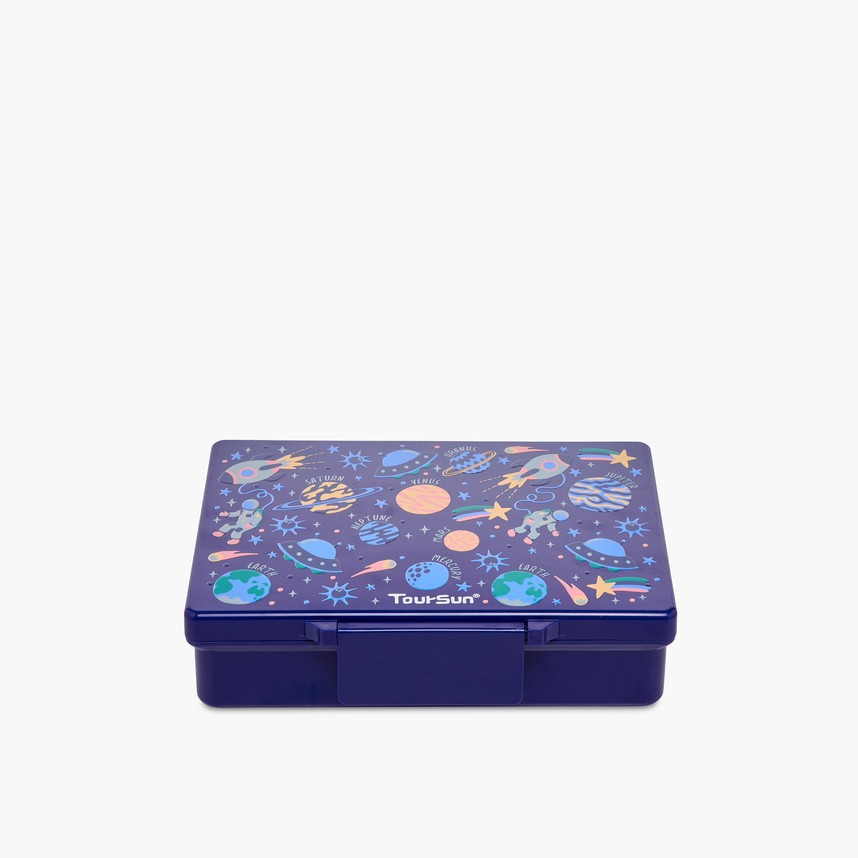 Toursun Space Print Sectioned Lunch Box with Food Jar-school-lunchessentials-lunchboxes-image-1