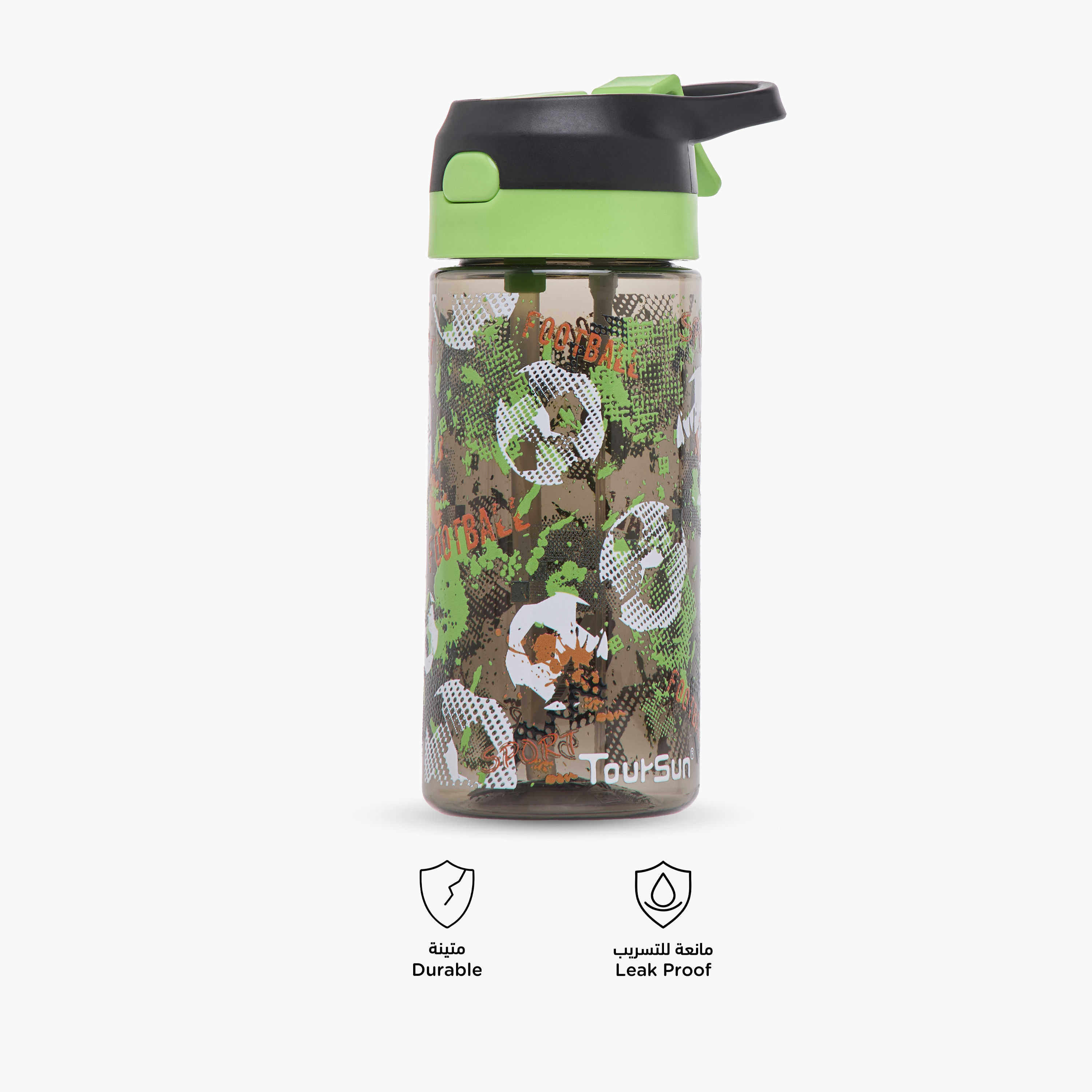 Toursun Football Plastic Water Bottle with Handle – 500 ml-promo_LS20_OMN-image-4