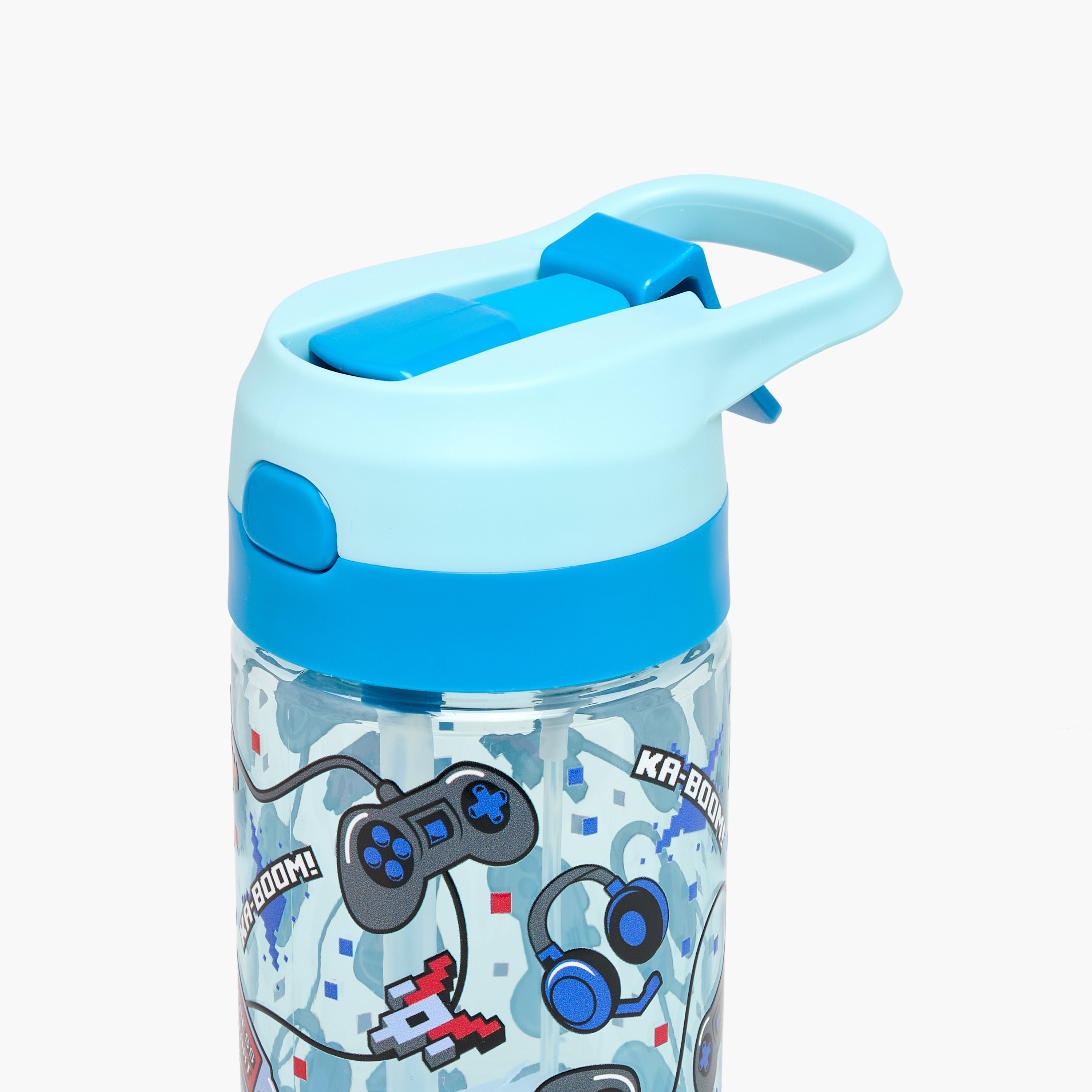 Toursun Gaming Plastic Water Bottle with Sipper and Handle – 500 ml-school-waterbottles-image-3